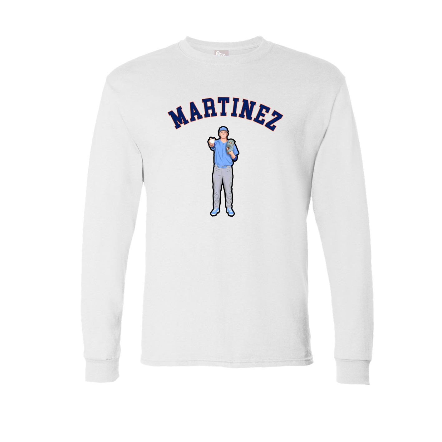 Long Sleeve Tee — Shirsey Arch in White