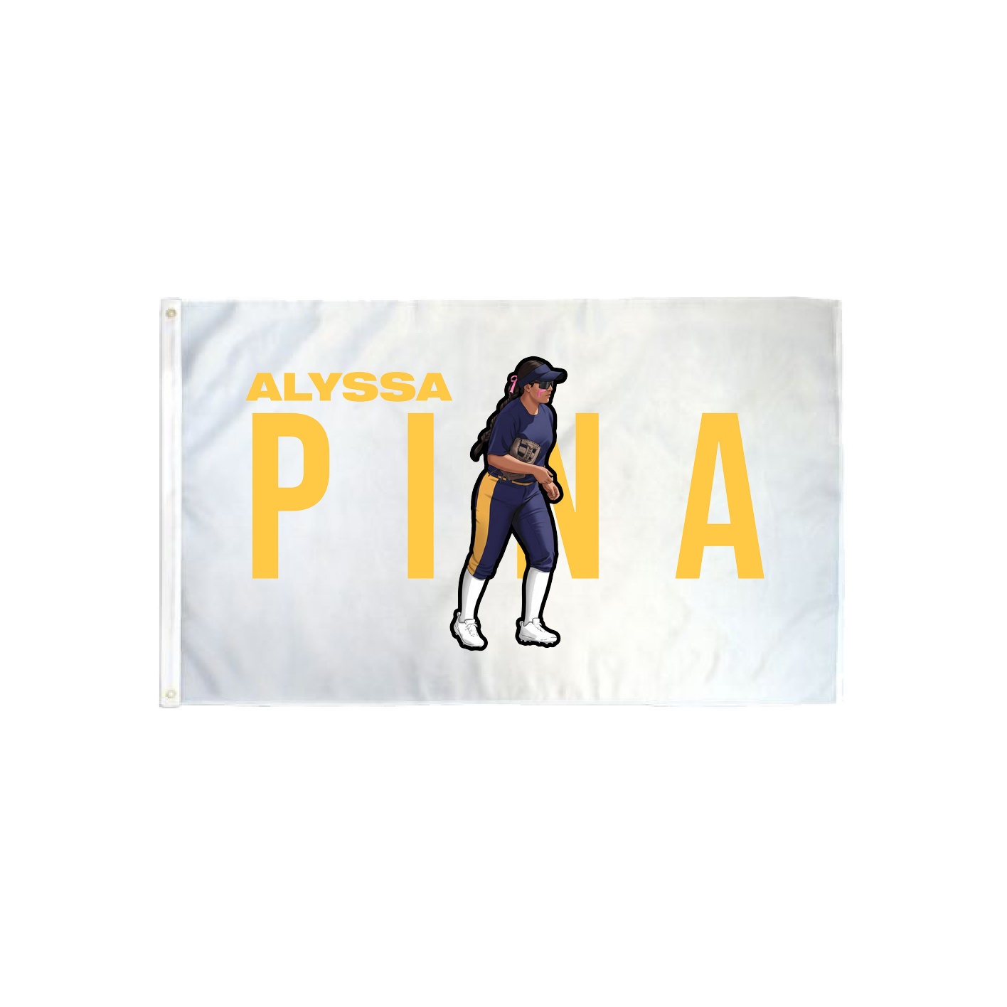 3x5 Flag — Player Name in Classic