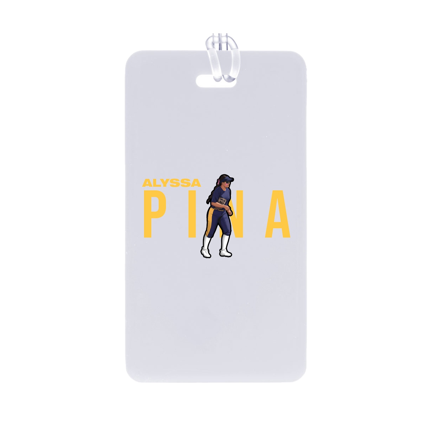 Bag Tag — Player Name in Classic