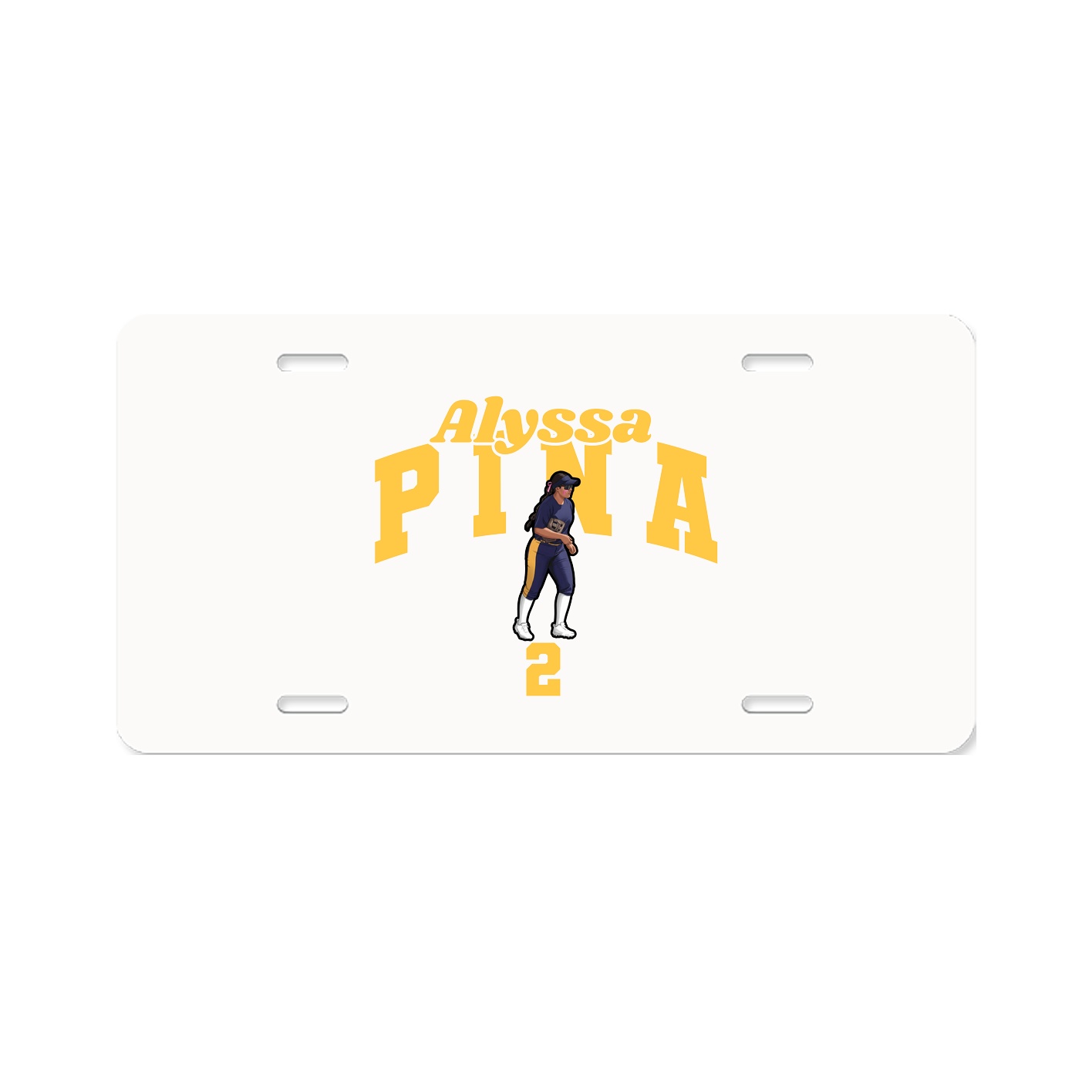 License Plate — Signature Arch in Classic