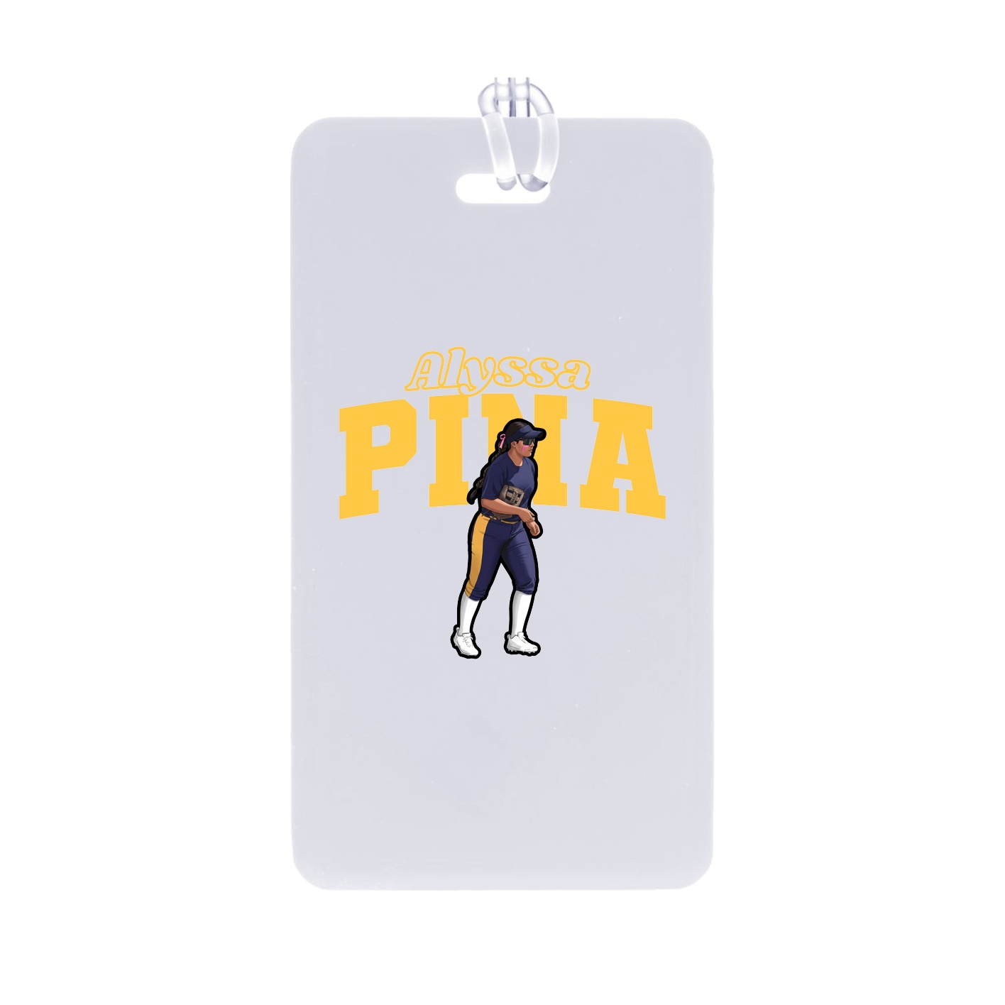 Bag Tag — Name Arch in Classic