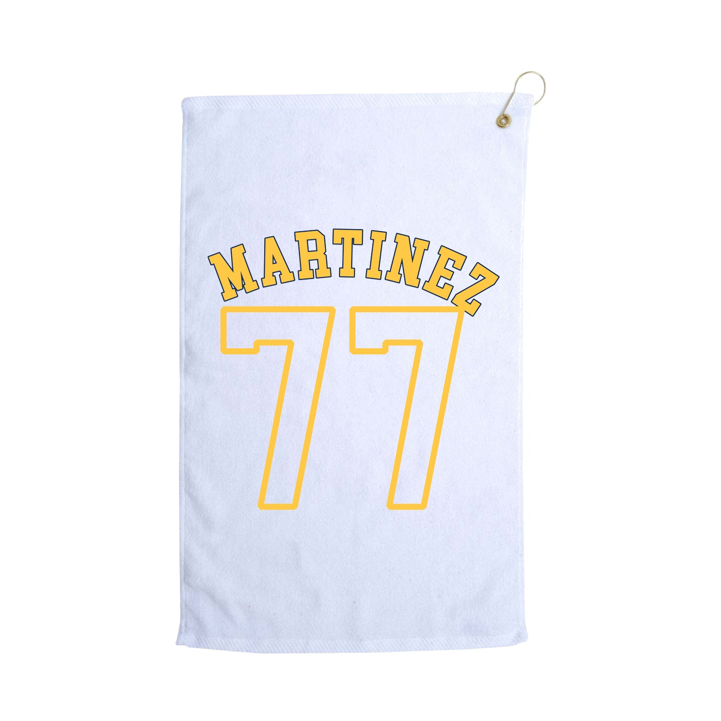 Golf Towel — Shirsey Arch in White