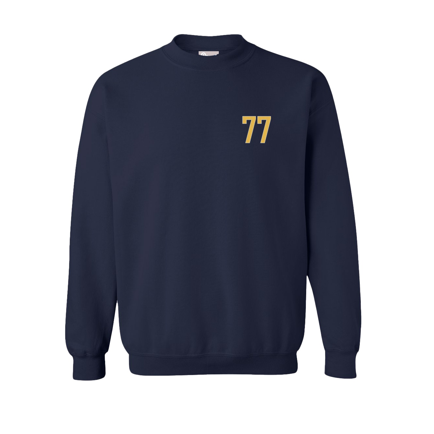 Fleece Crew — Front Shirsy in Navy
