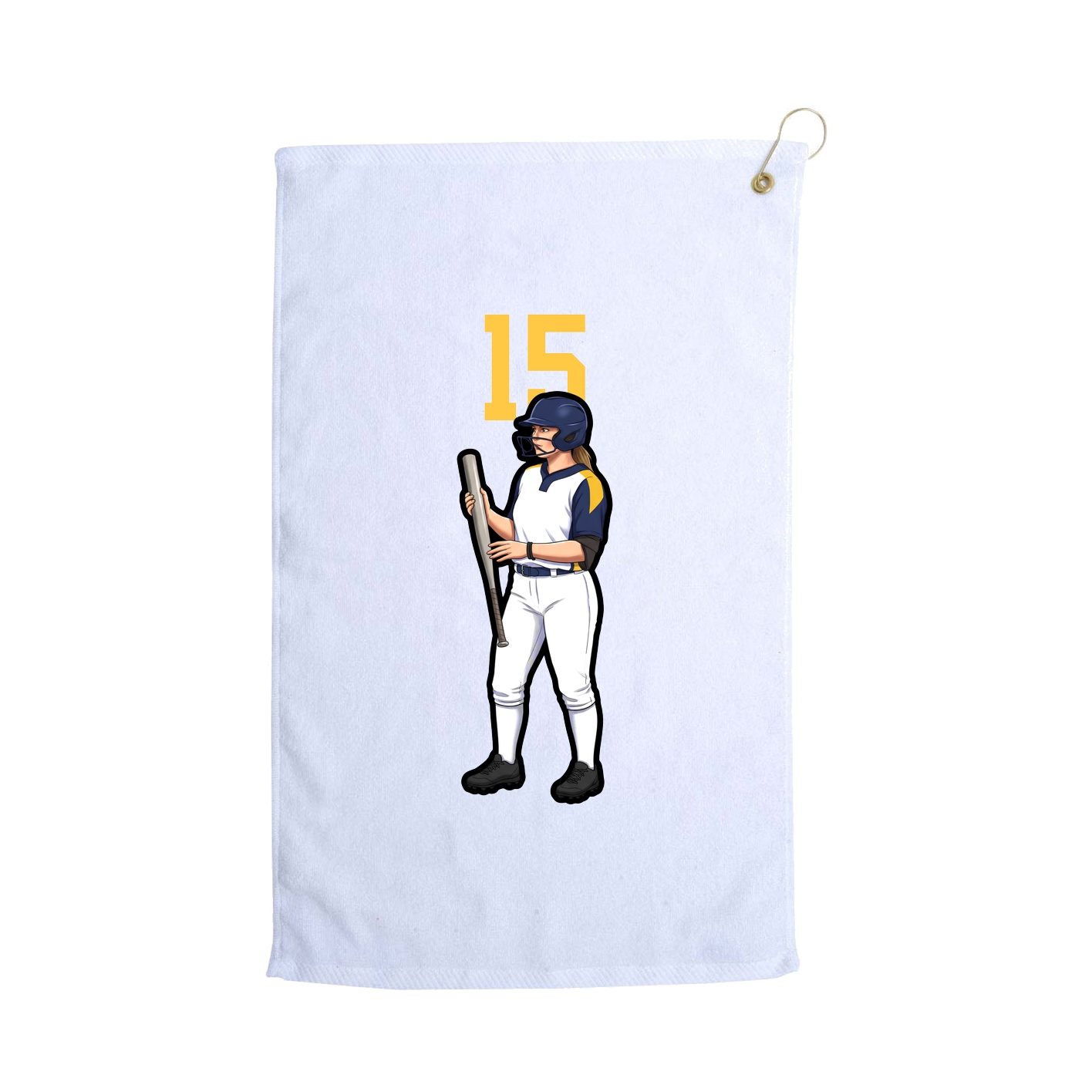 Golf Towel — Classic in White