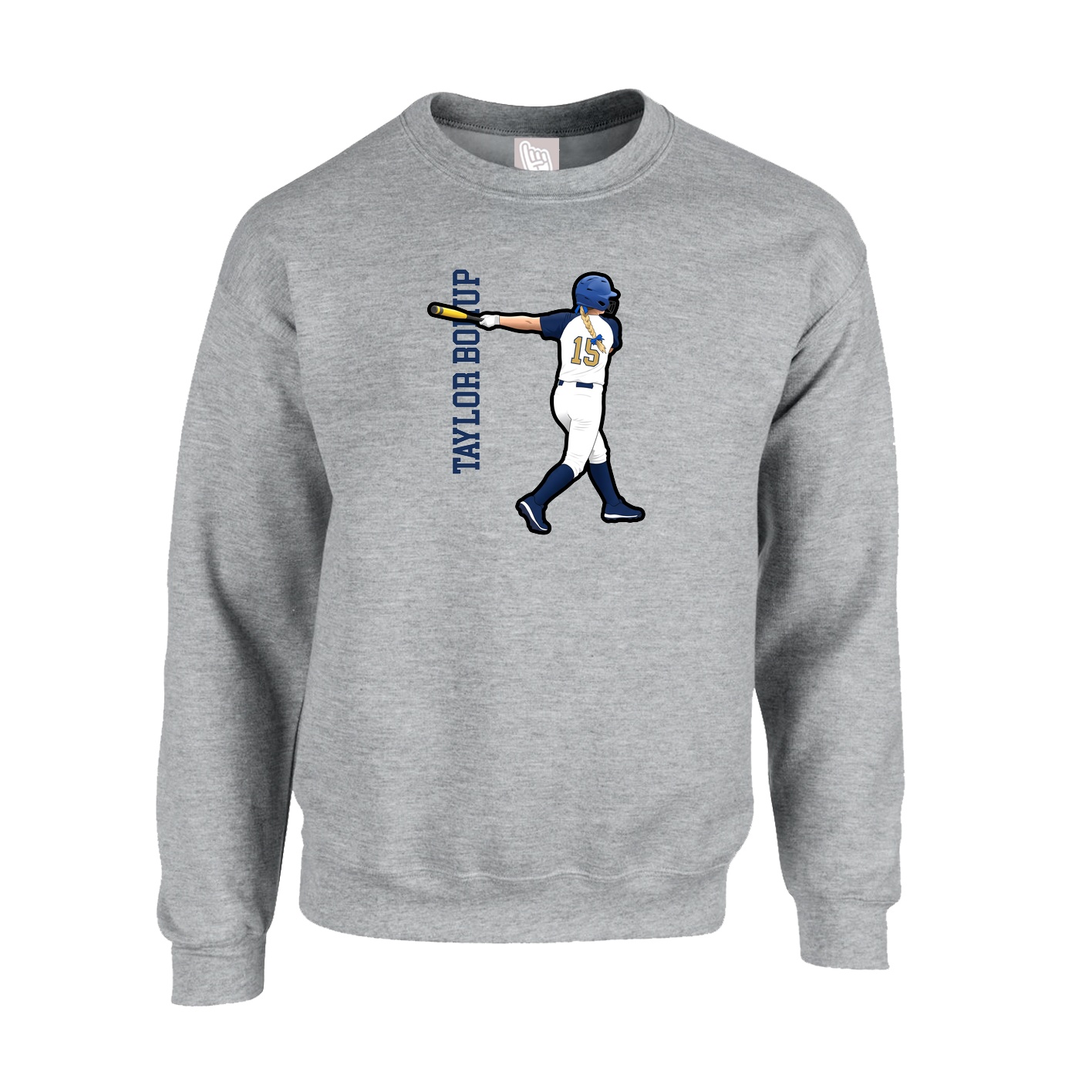 Fleece Crew — Classic in Grey