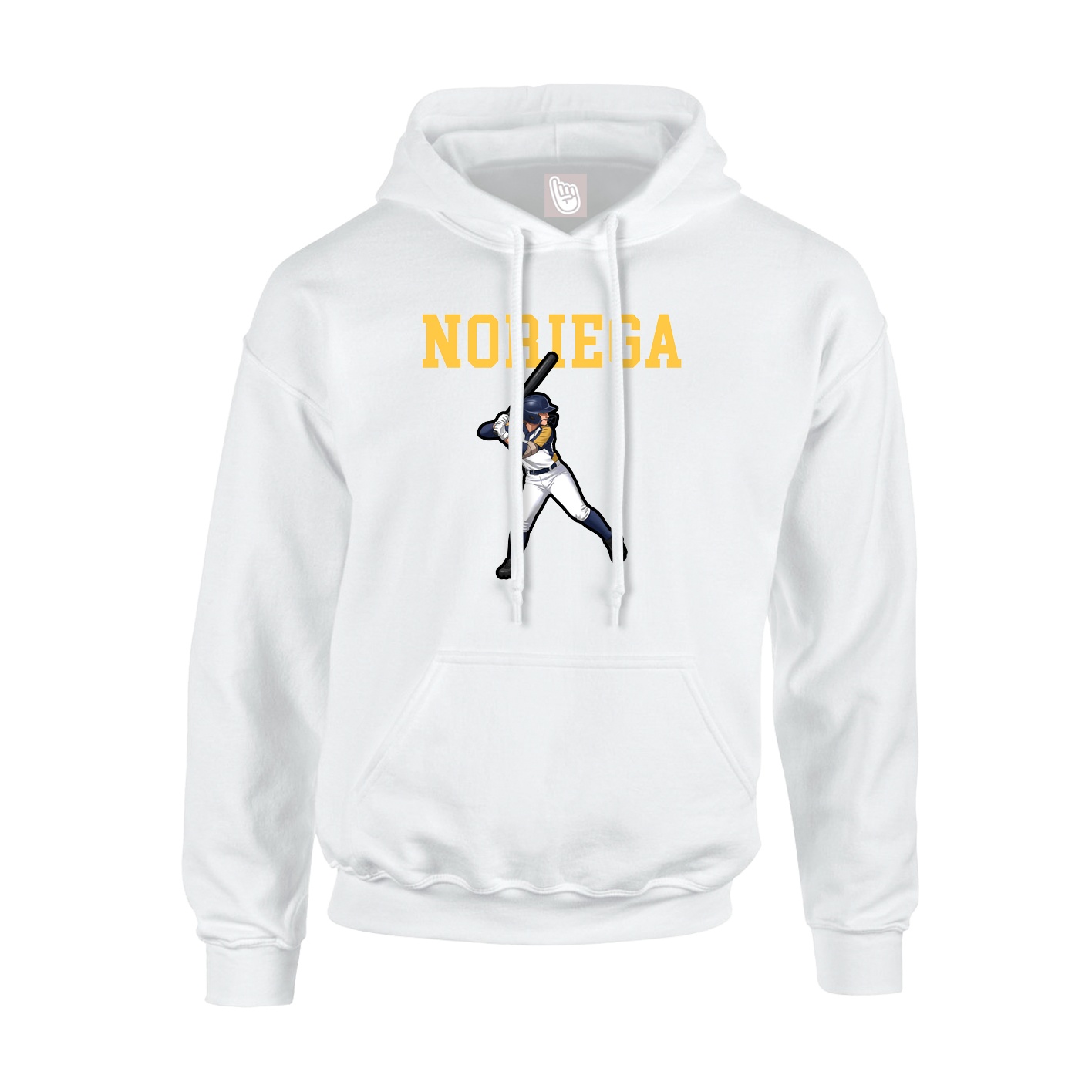 Hoodie — Shirsey in White