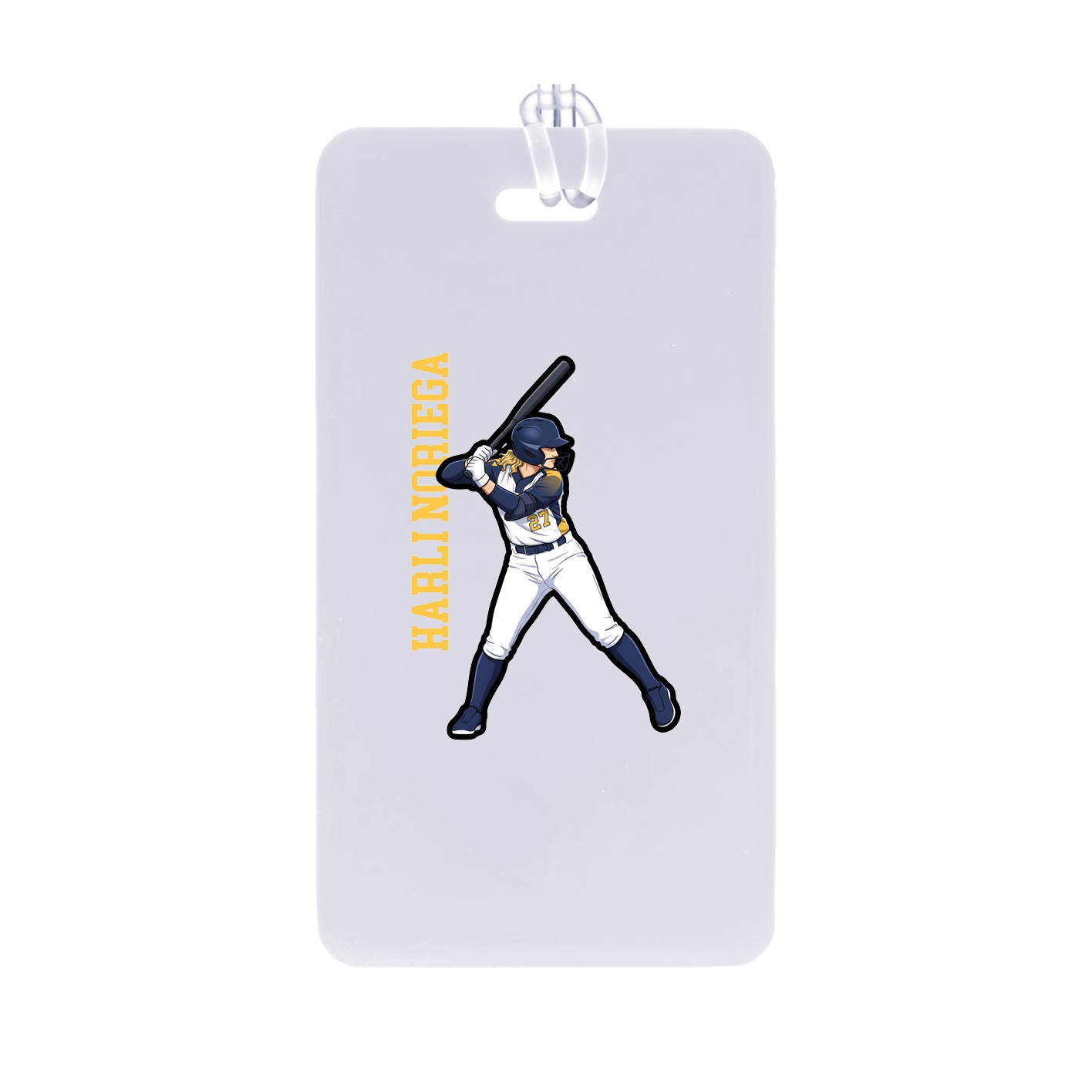 Bag Tag — Name Vertical in Classic