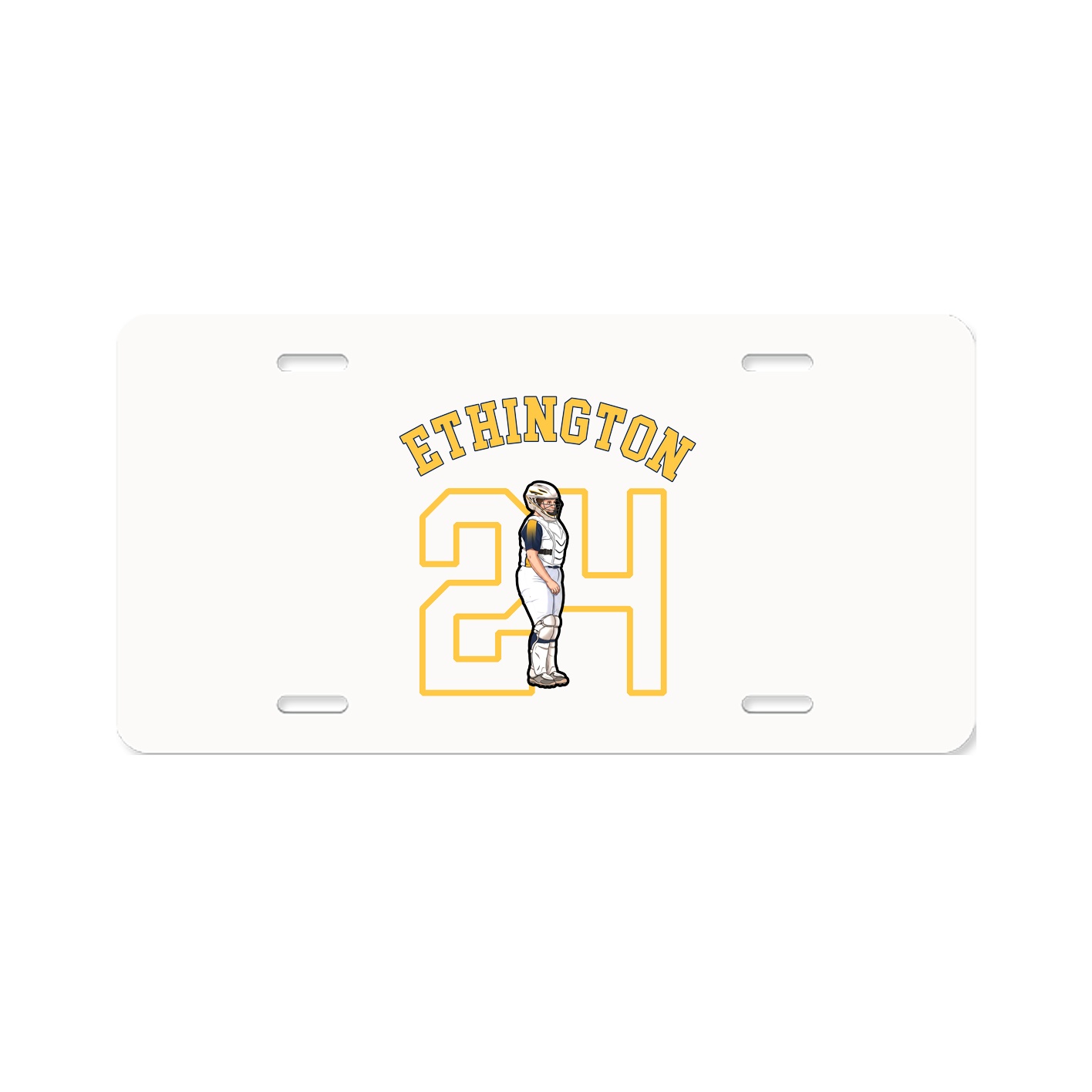 Aluminum License Plate