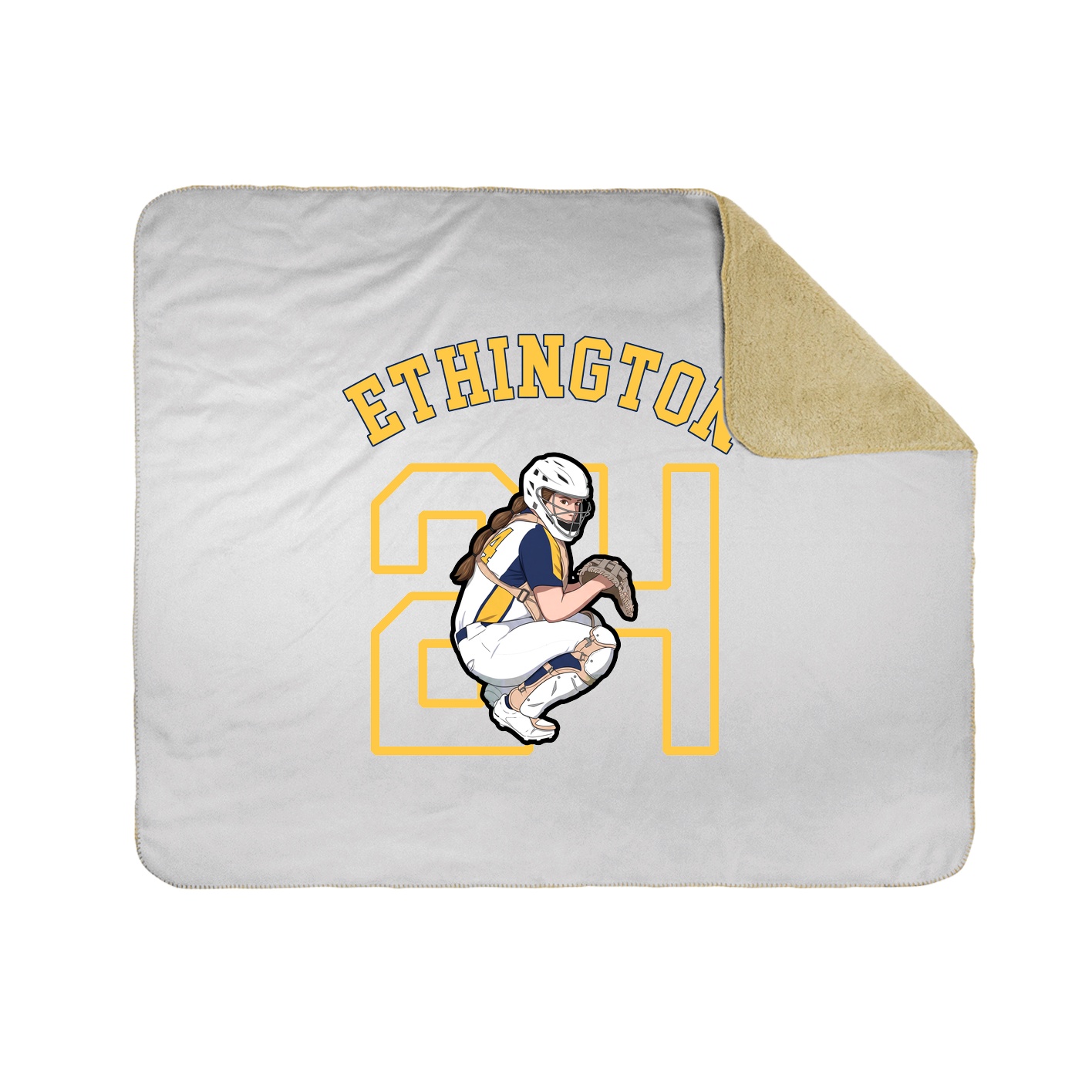 50x60 Sherpa Lined Throw Blanket