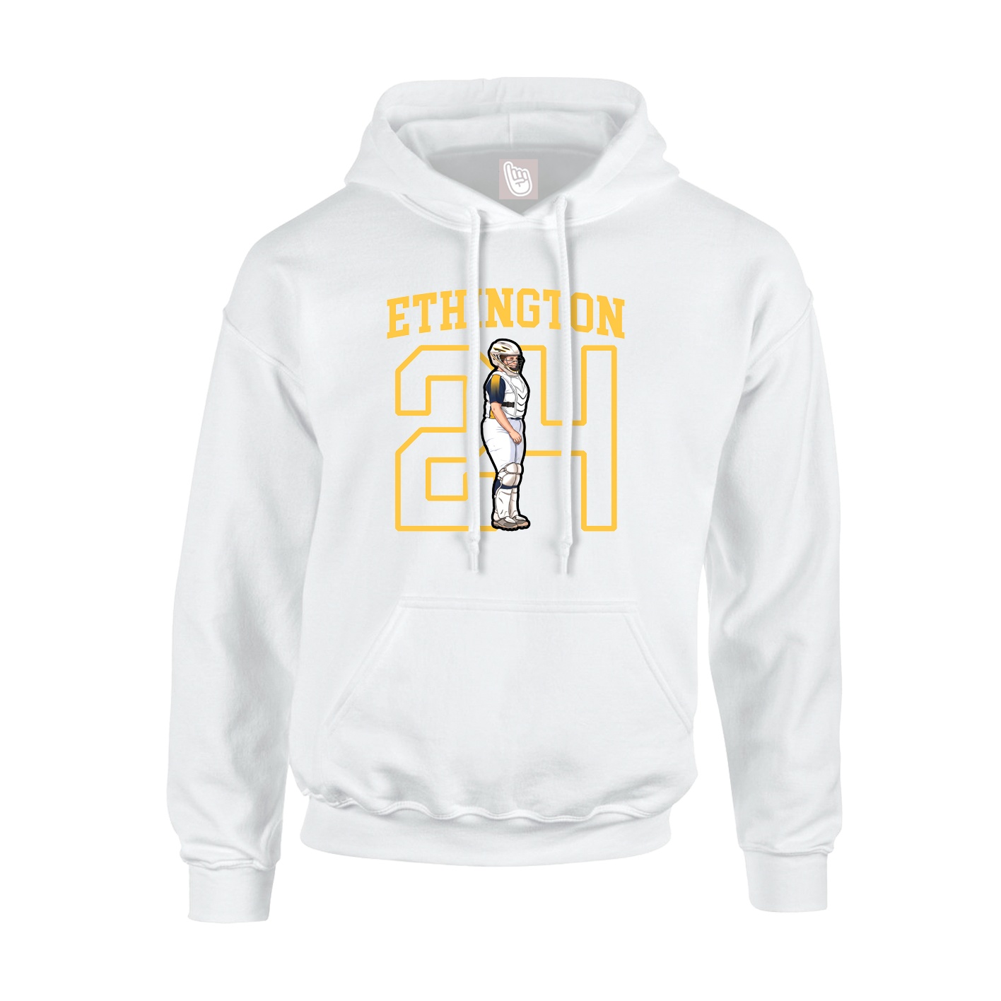 Hoodie — Shirsey in White