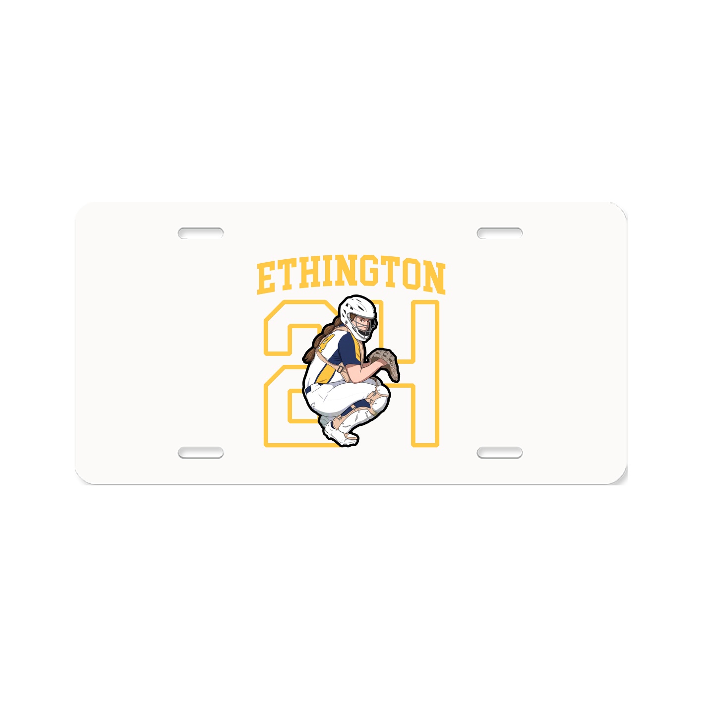 Aluminum License Plate