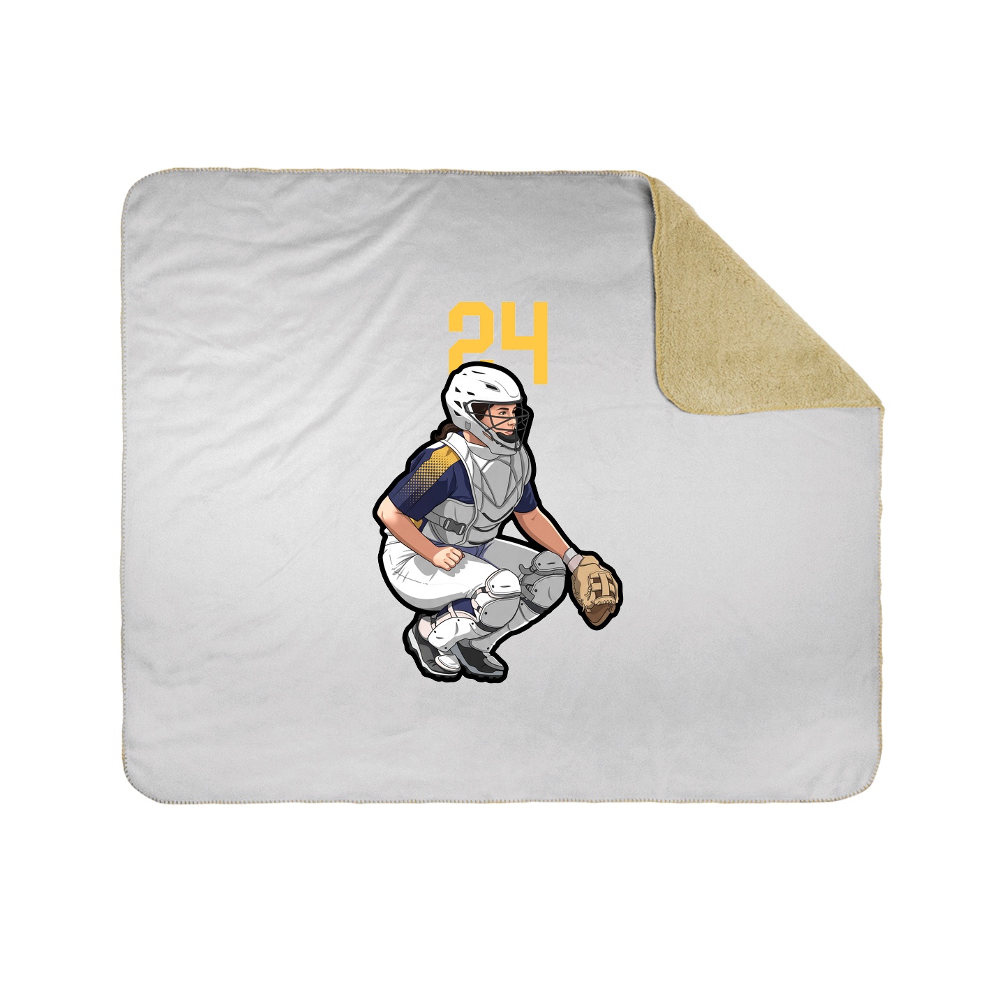 50x60 Sherpa Lined Throw Blanket