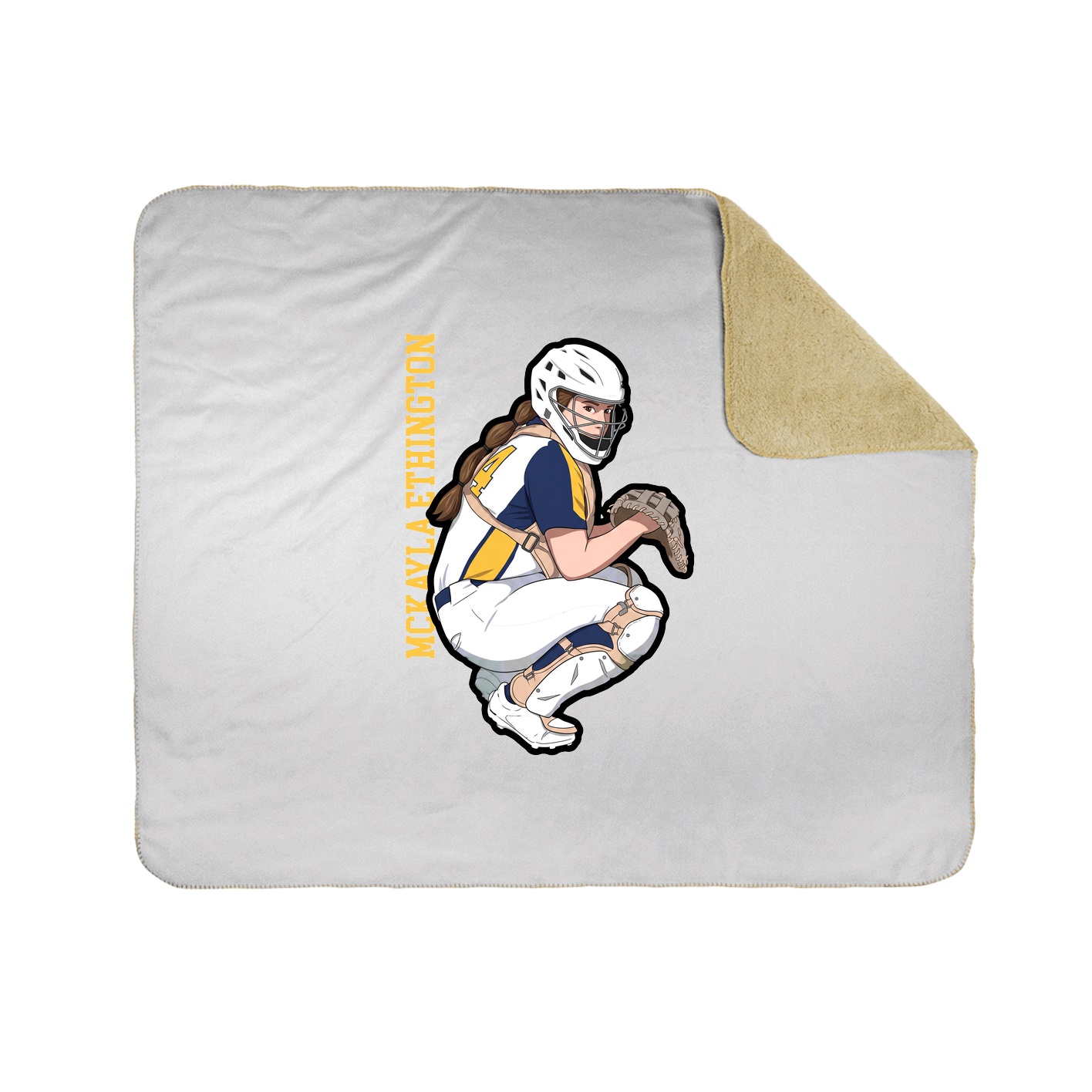 50x60 Sherpa Lined Throw Blanket