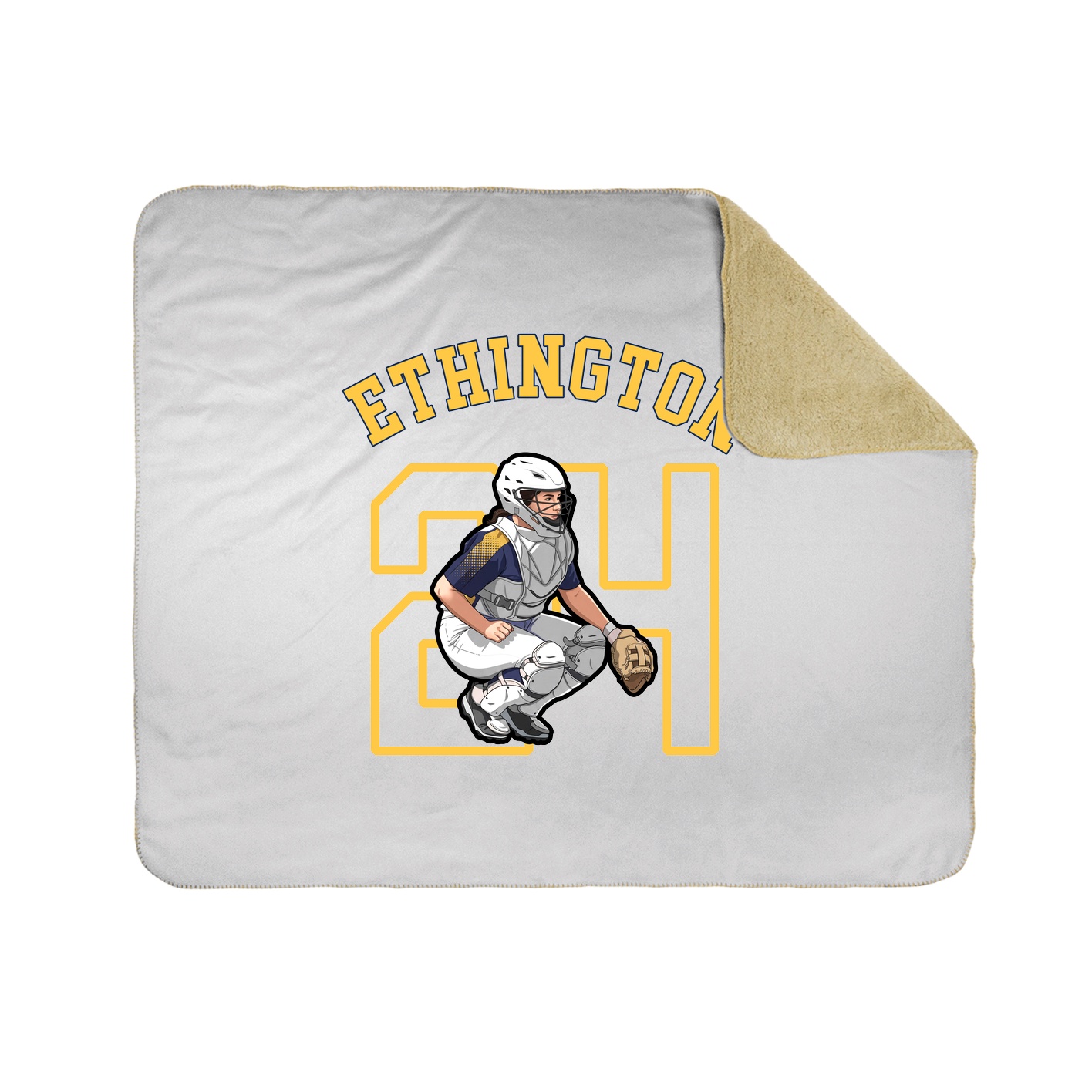 50x60 Sherpa Lined Throw Blanket