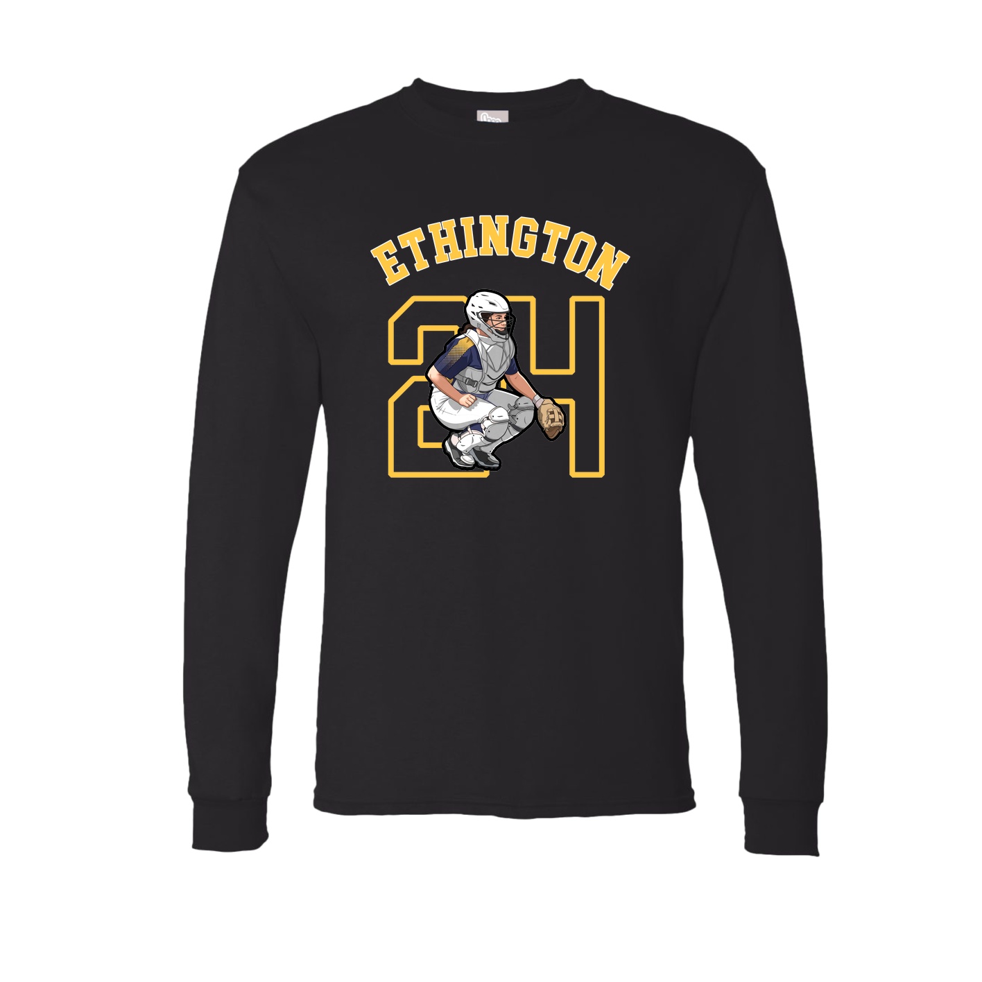 Long Sleeve Tee — Shirsey Arch in Black