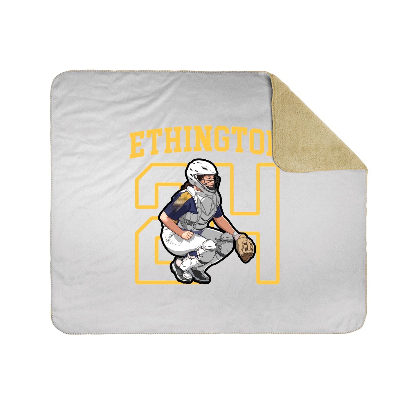 50x60 Sherpa Lined Throw Blanket