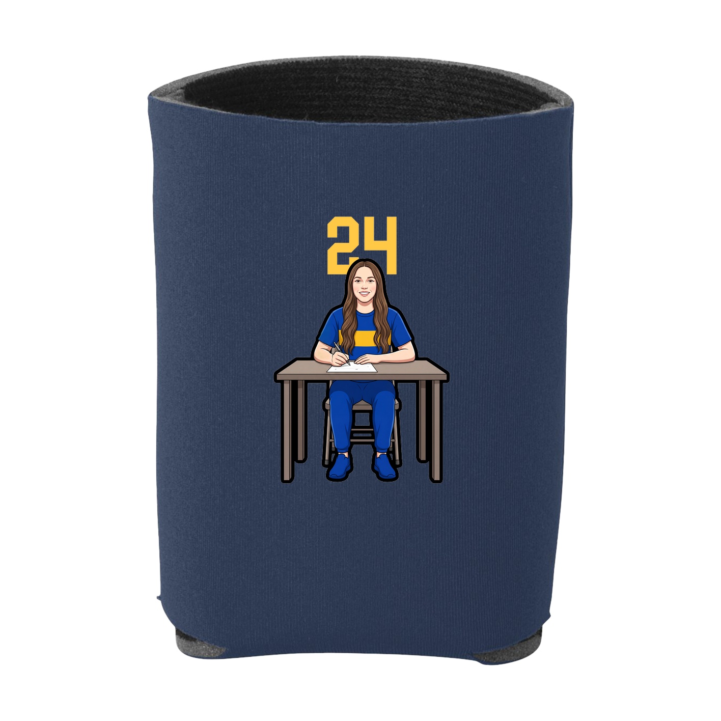 Can Holder — Number Top in Navy