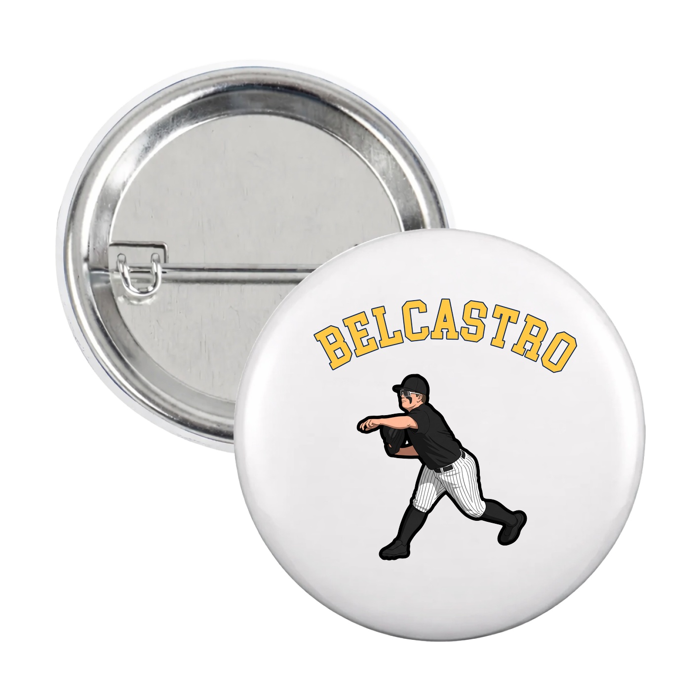 Game Day Button — Shirsey Arch in White