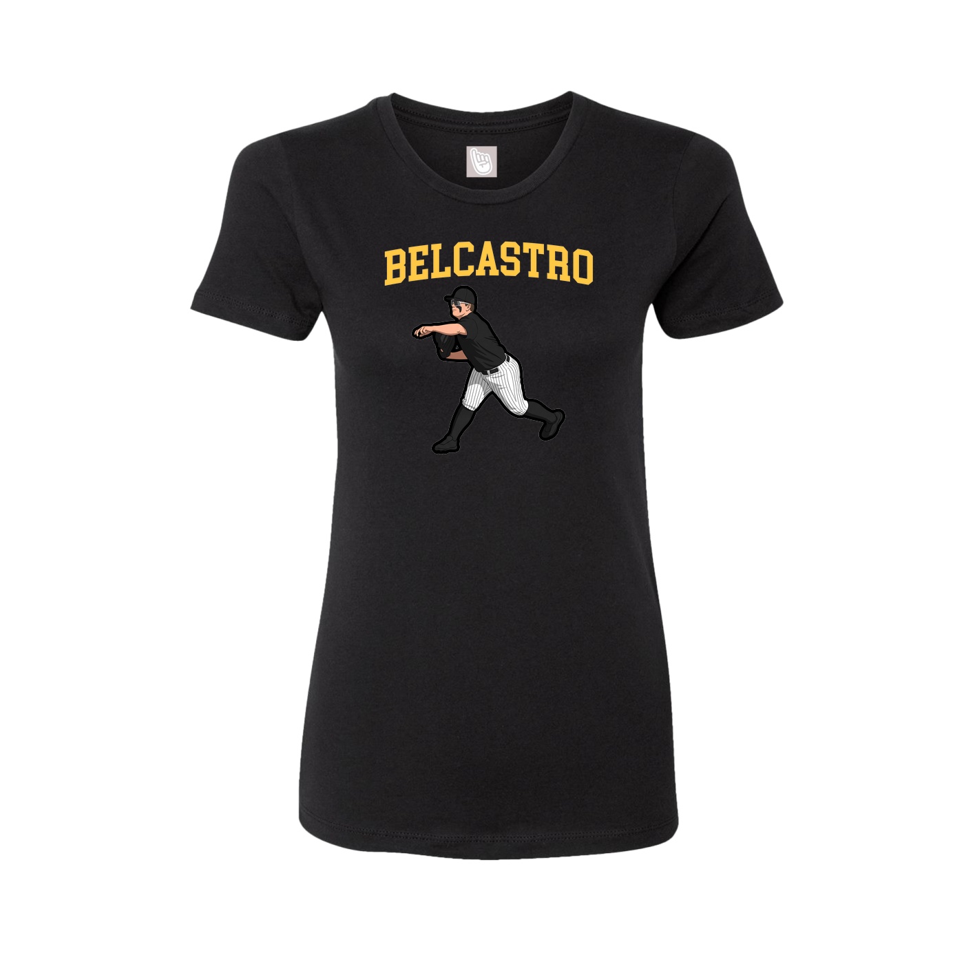 Fitted Women's Tee — Shirsey in Black