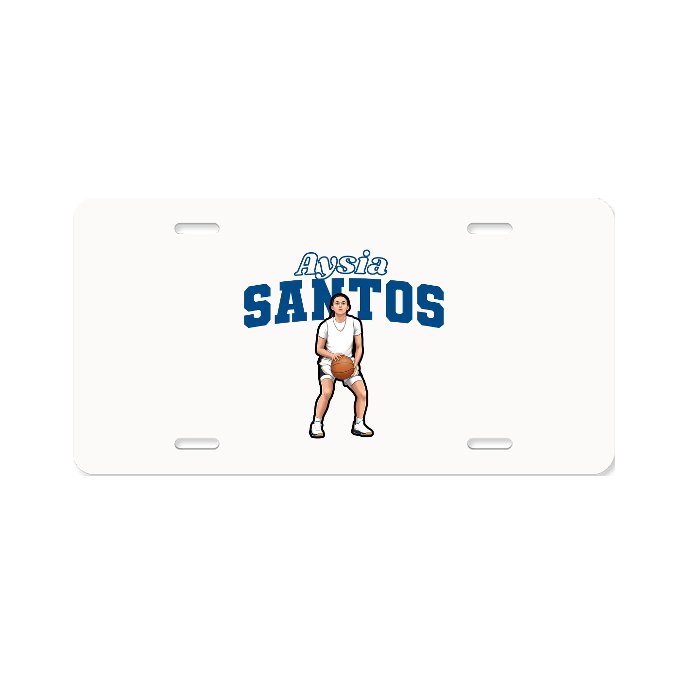 License Plate — Name Arch in Classic