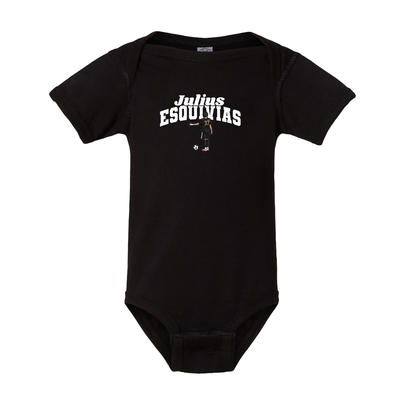 Baby Onesie — Signature Arch in Black