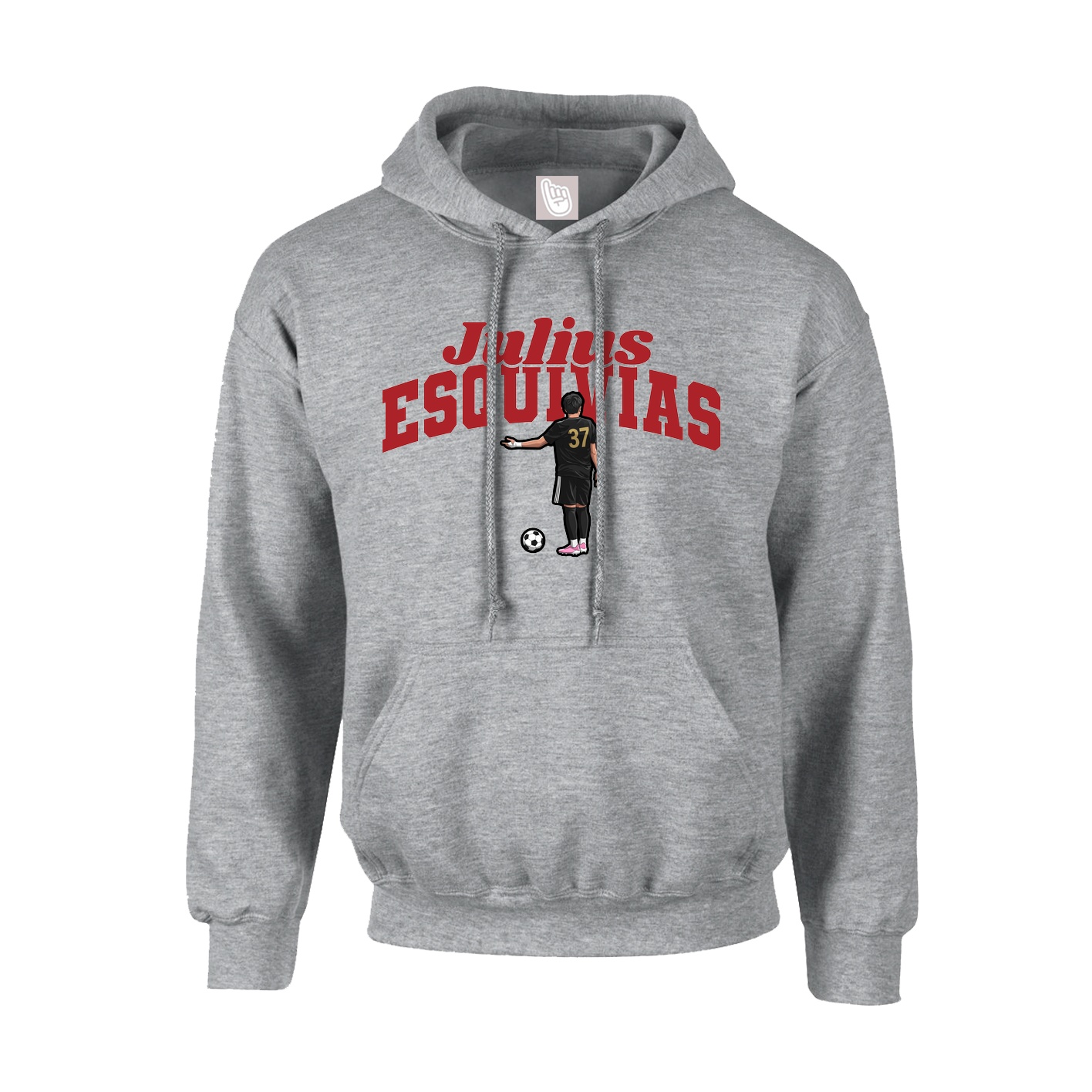 Hoodie — Signature Arch in Grey