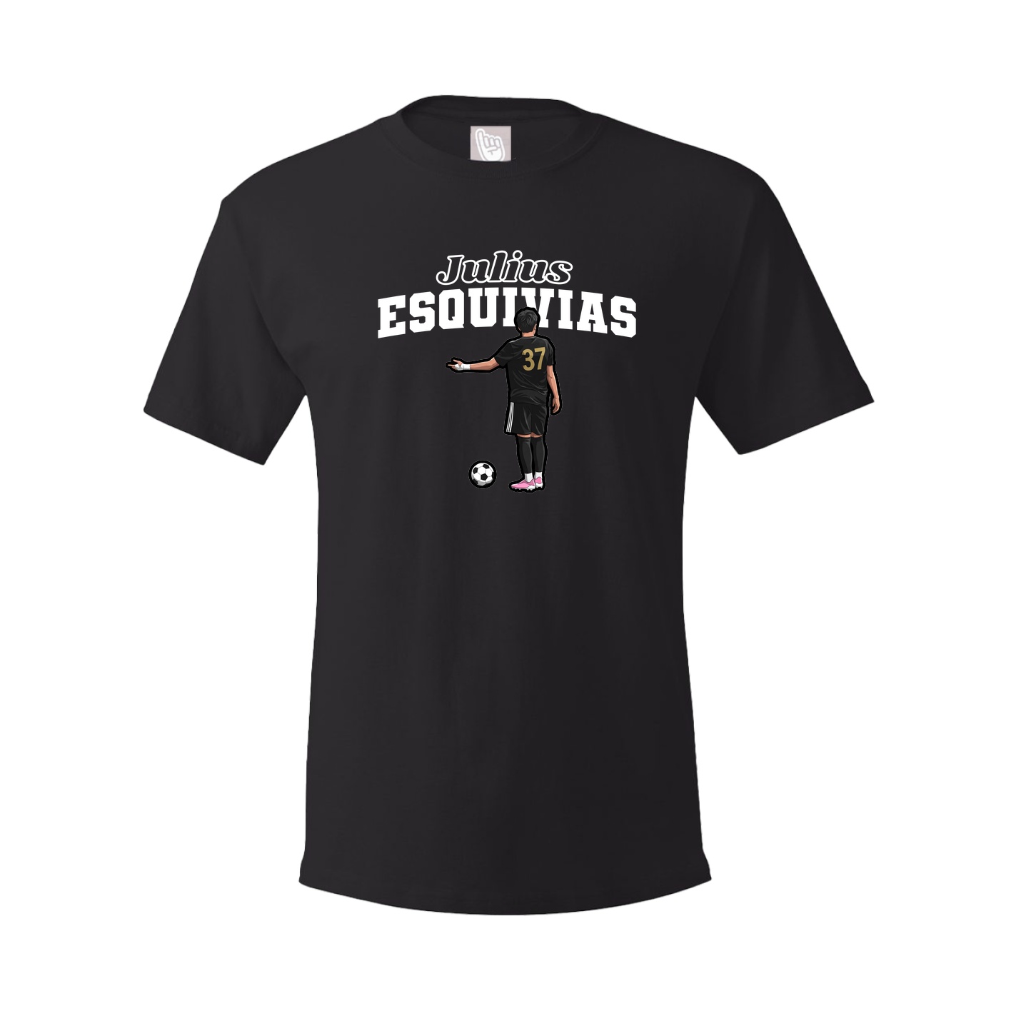 Youth Tee — Name Arch in Black
