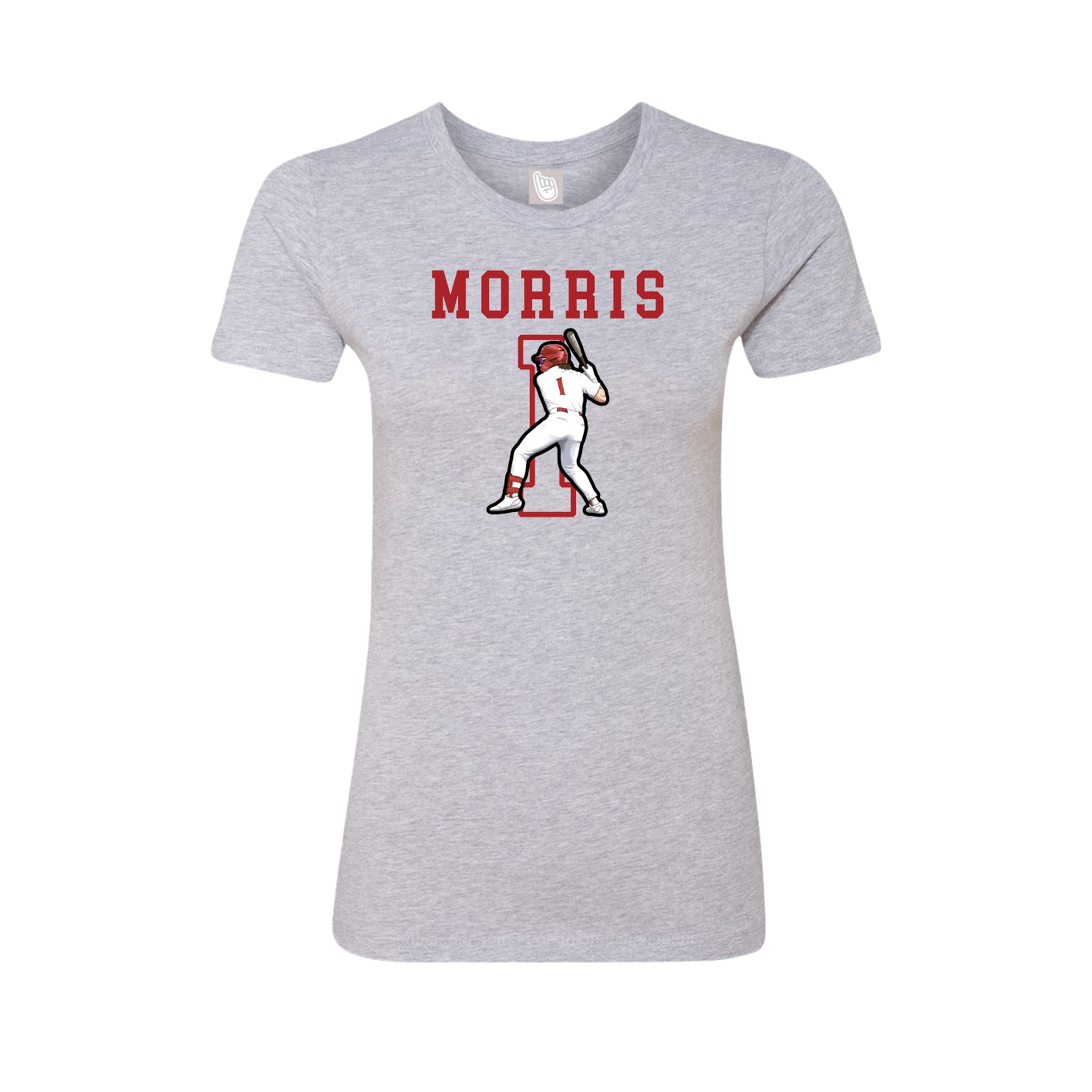 Fitted Women's Tee — Shirsey in Grey