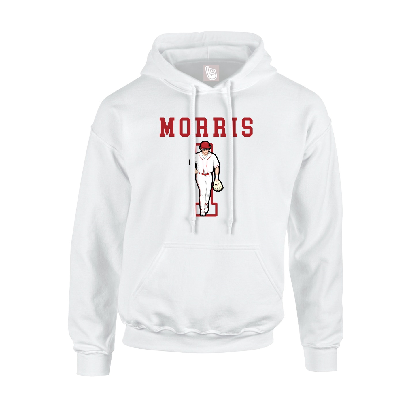 Hoodie — Shirsey in White