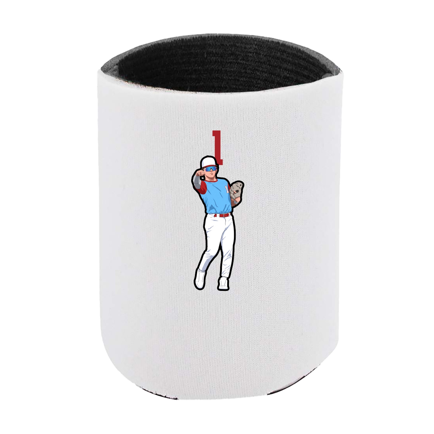 Can Holder — Number Top in White