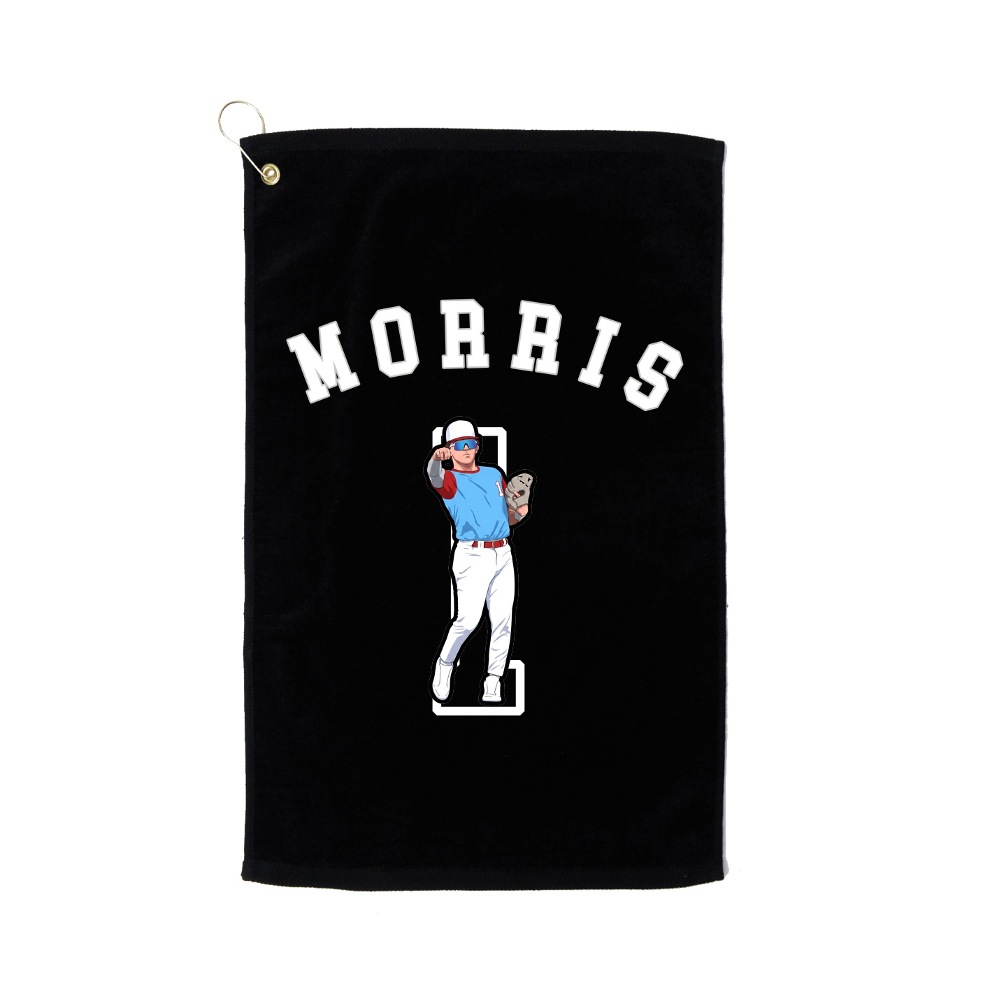 Golf Towel — Shirsey Arch in Black