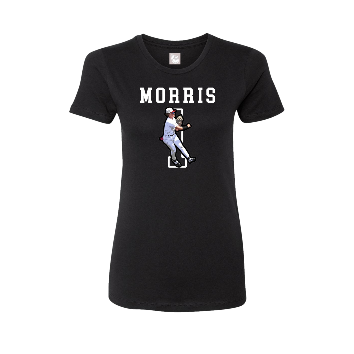 Fitted Women's Tee — Shirsey in Black