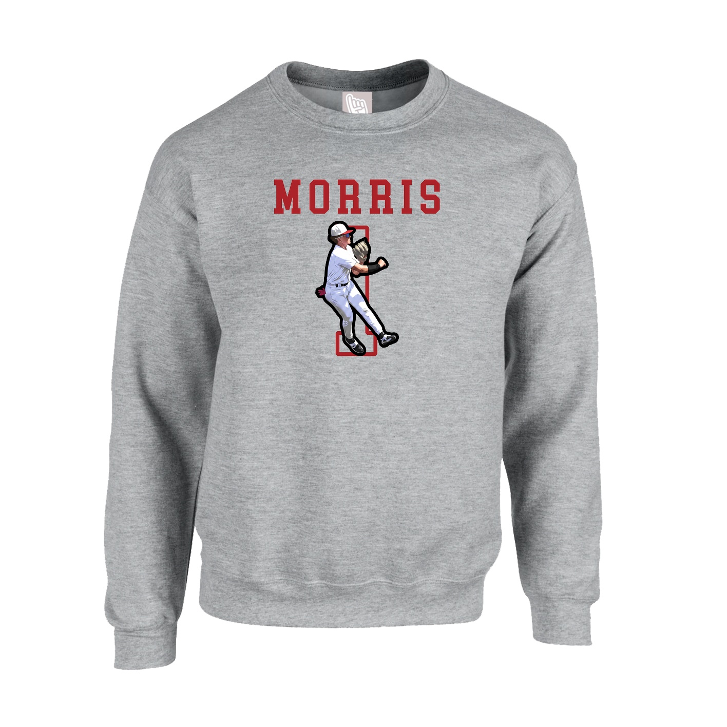 Fleece Crew — Shirsey in Grey