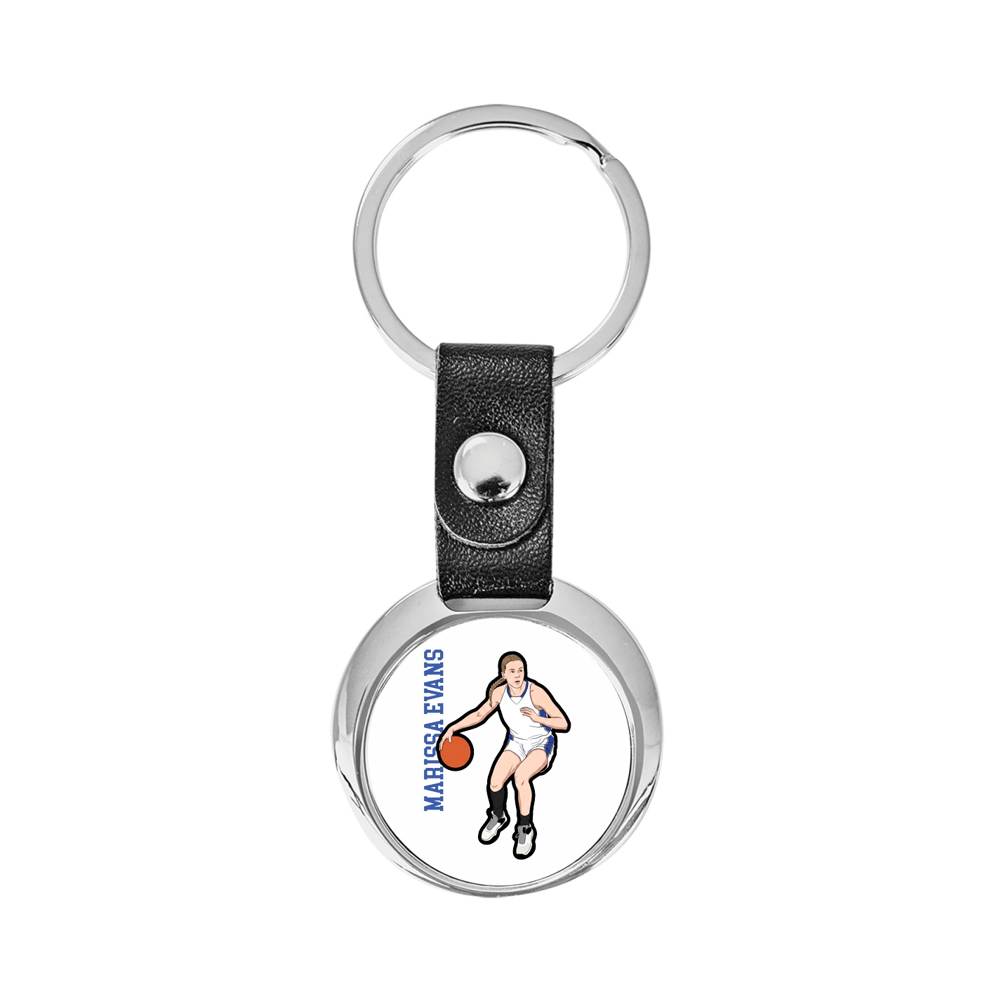 Key Chain — Name Vertical in Classic