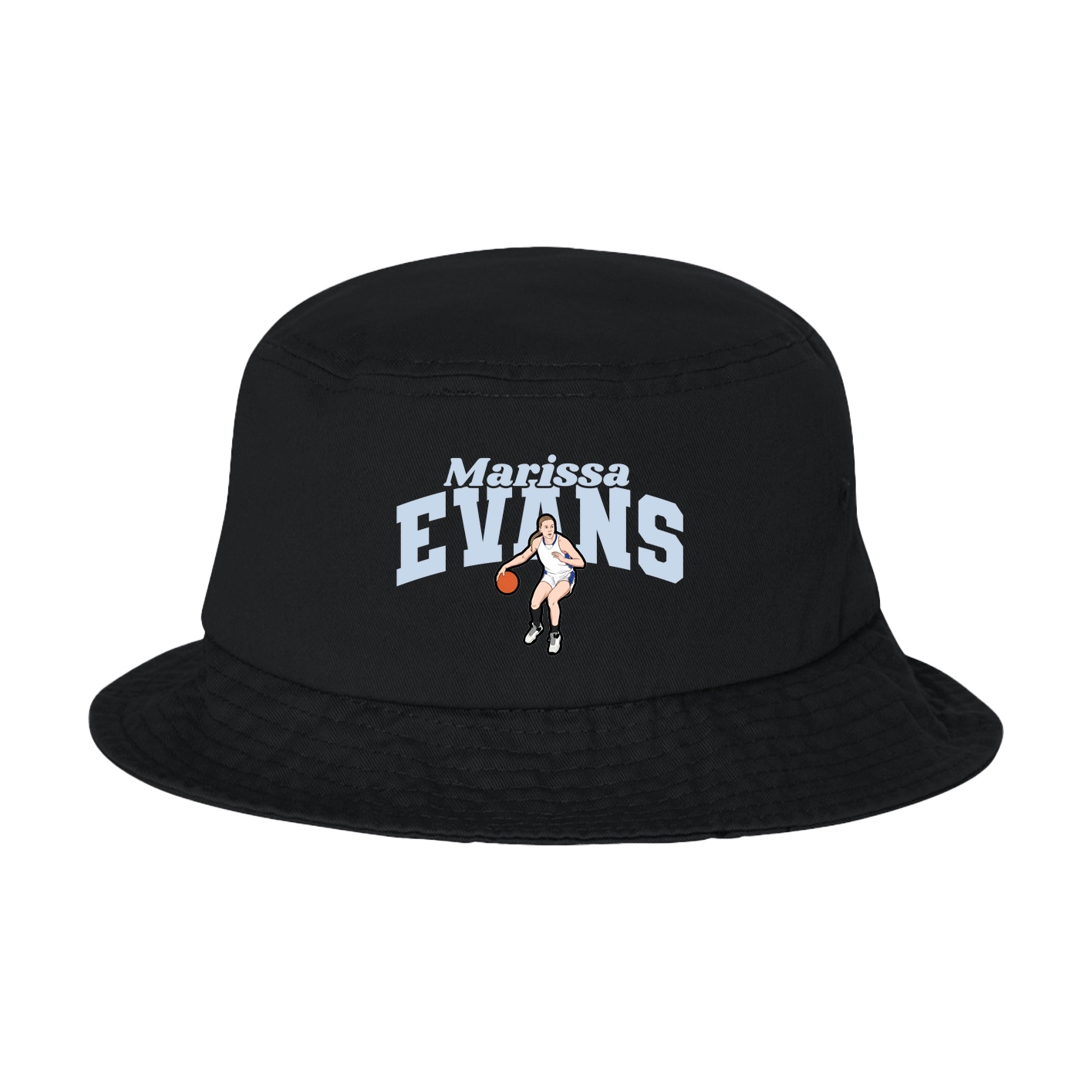 Bucket Cap — Signature Arch in Black