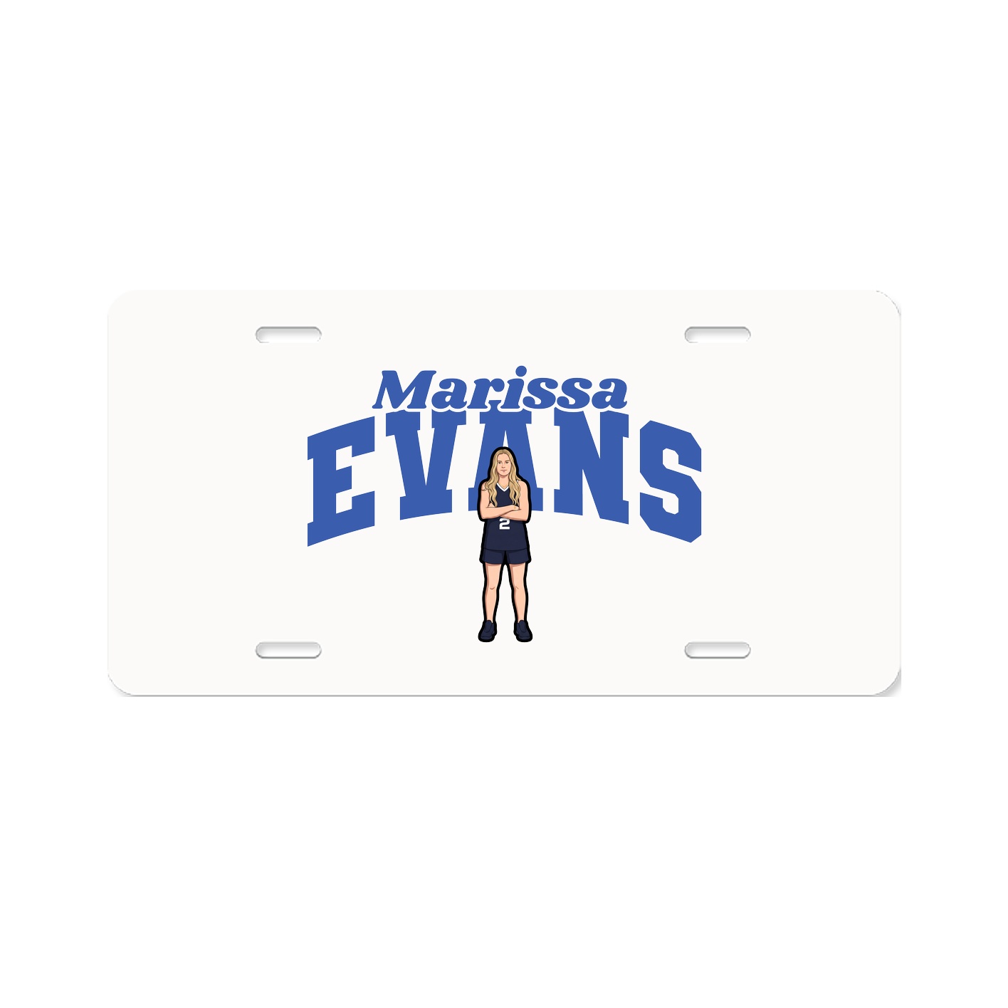 License Plate — Signature Arch in Classic
