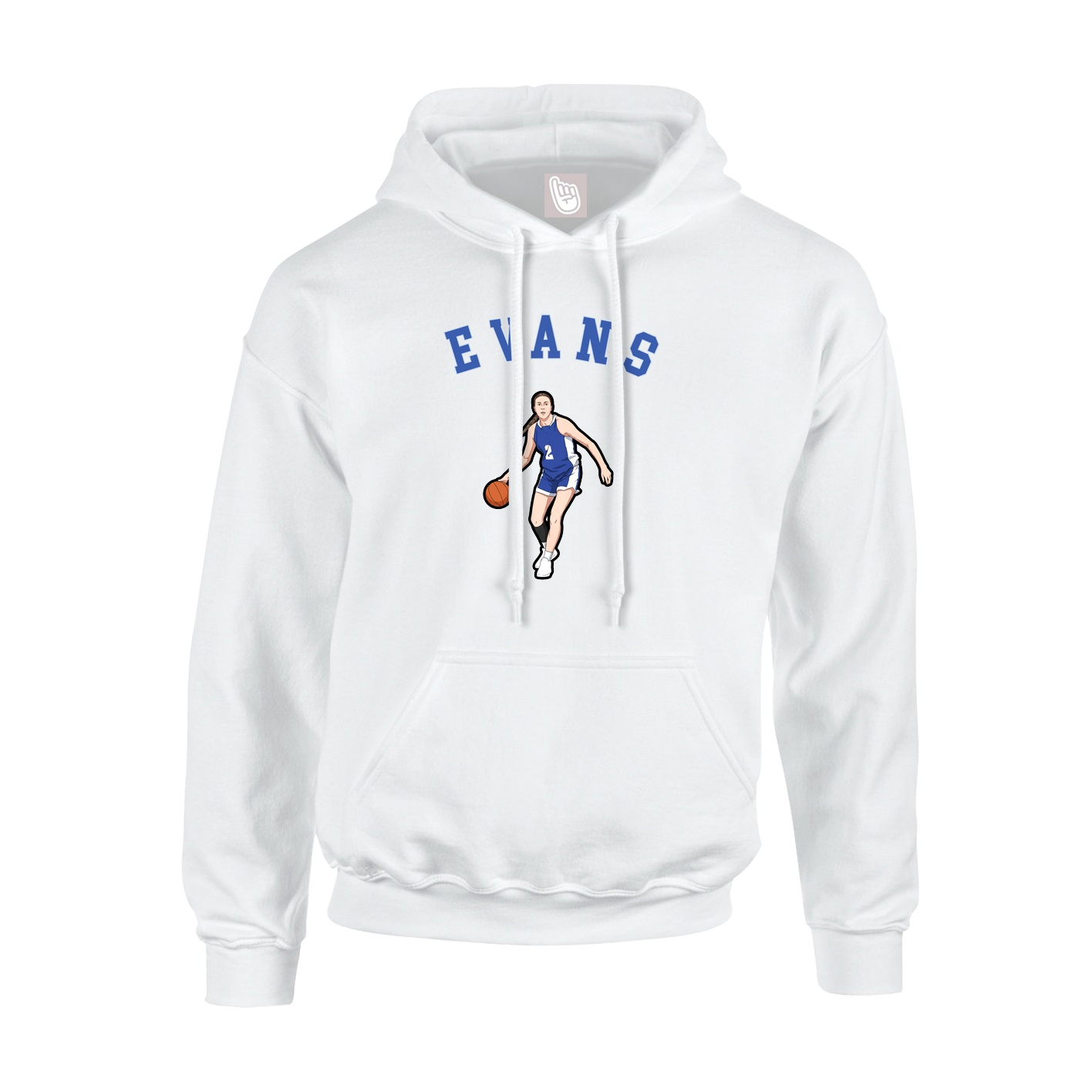 Hoodie — Shirsey Arch in White