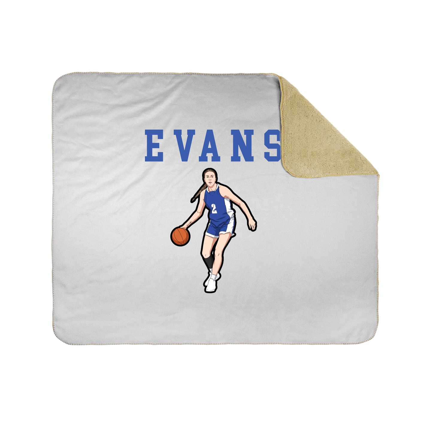 Throw Blanket — Shirsey in White