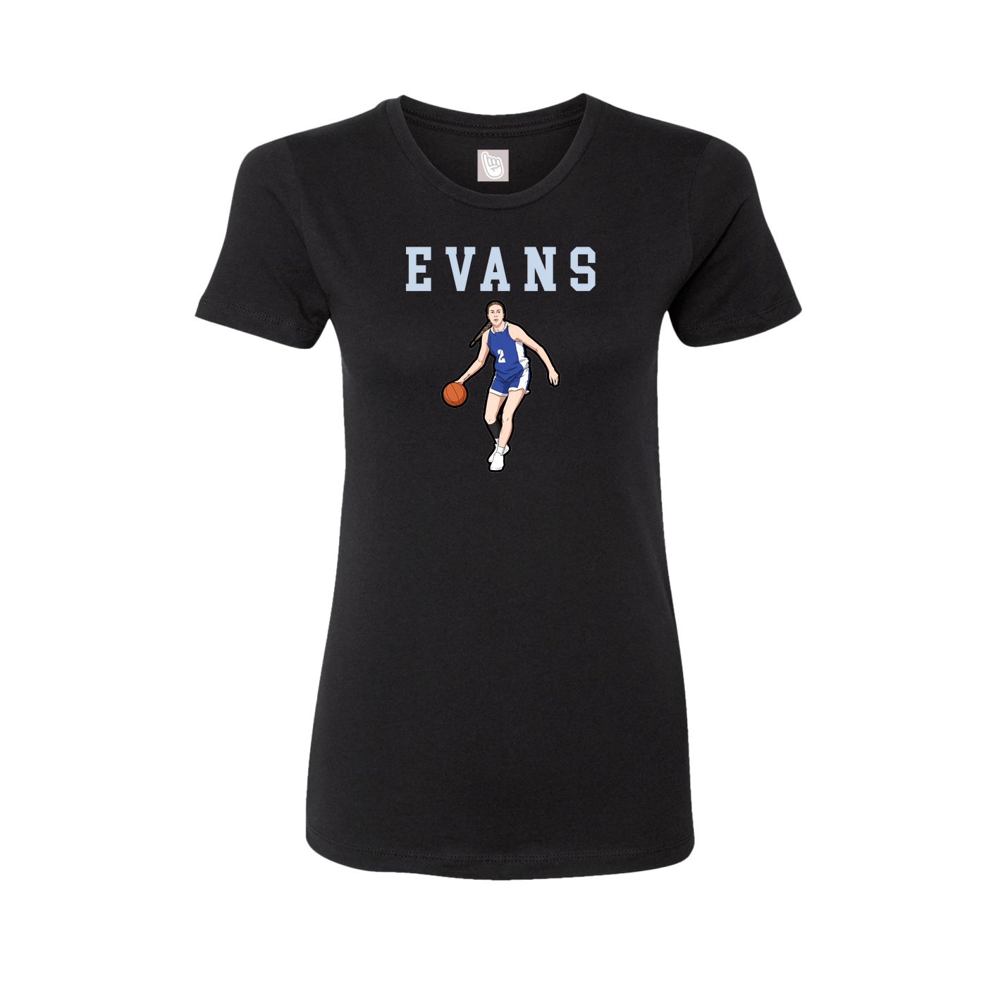 Fitted Women's Tee — Shirsey in Black