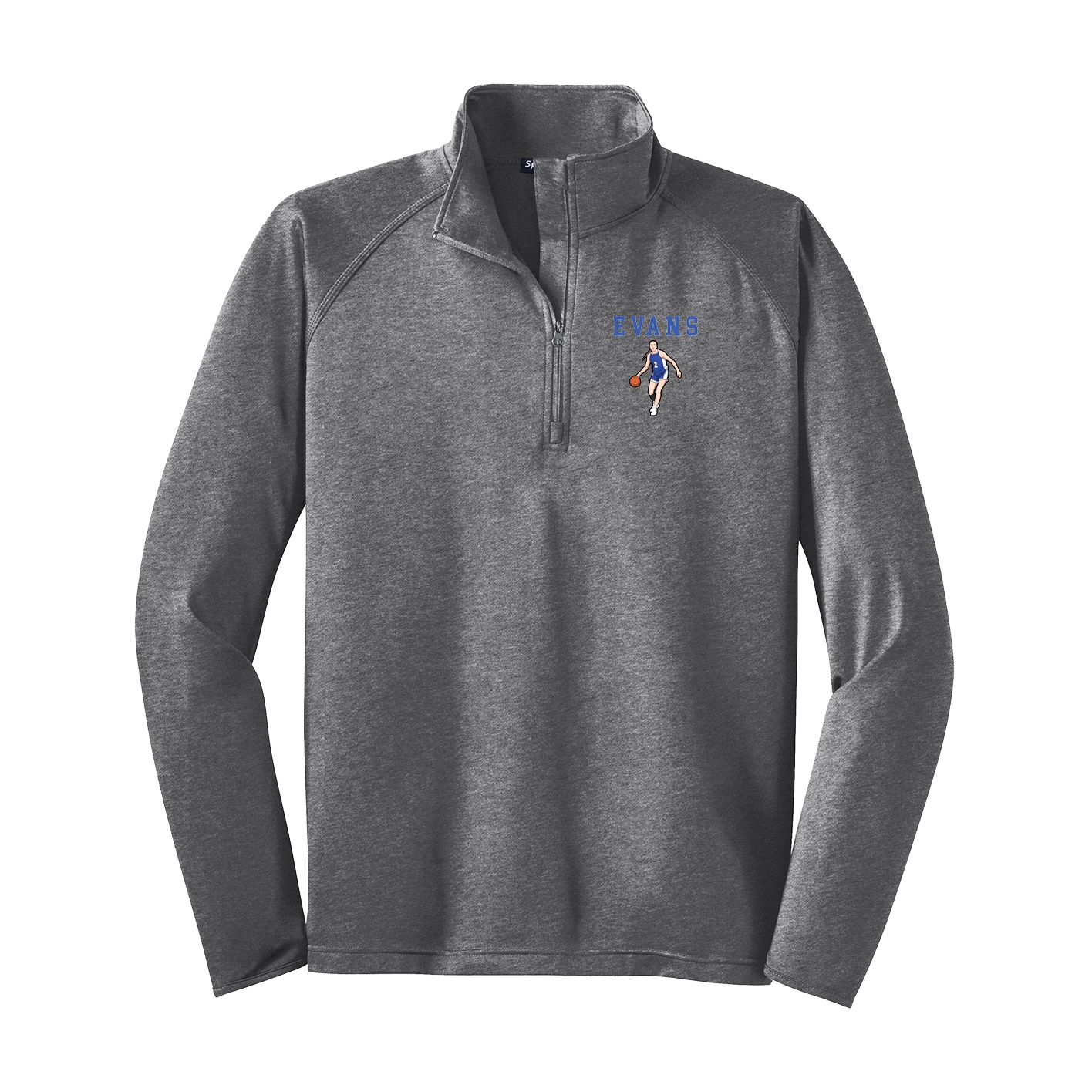 Q-Zip Pullover — Shirsey in Grey