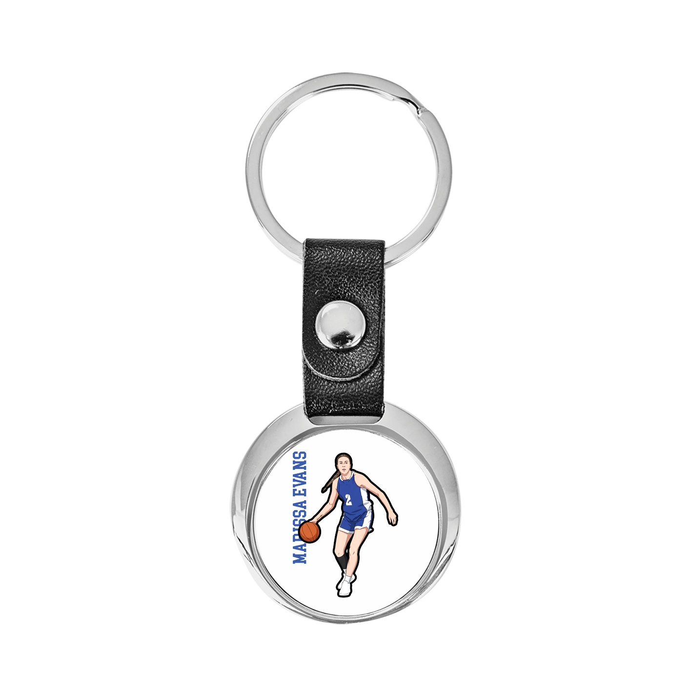 Key Chain — Name Vertical in Classic