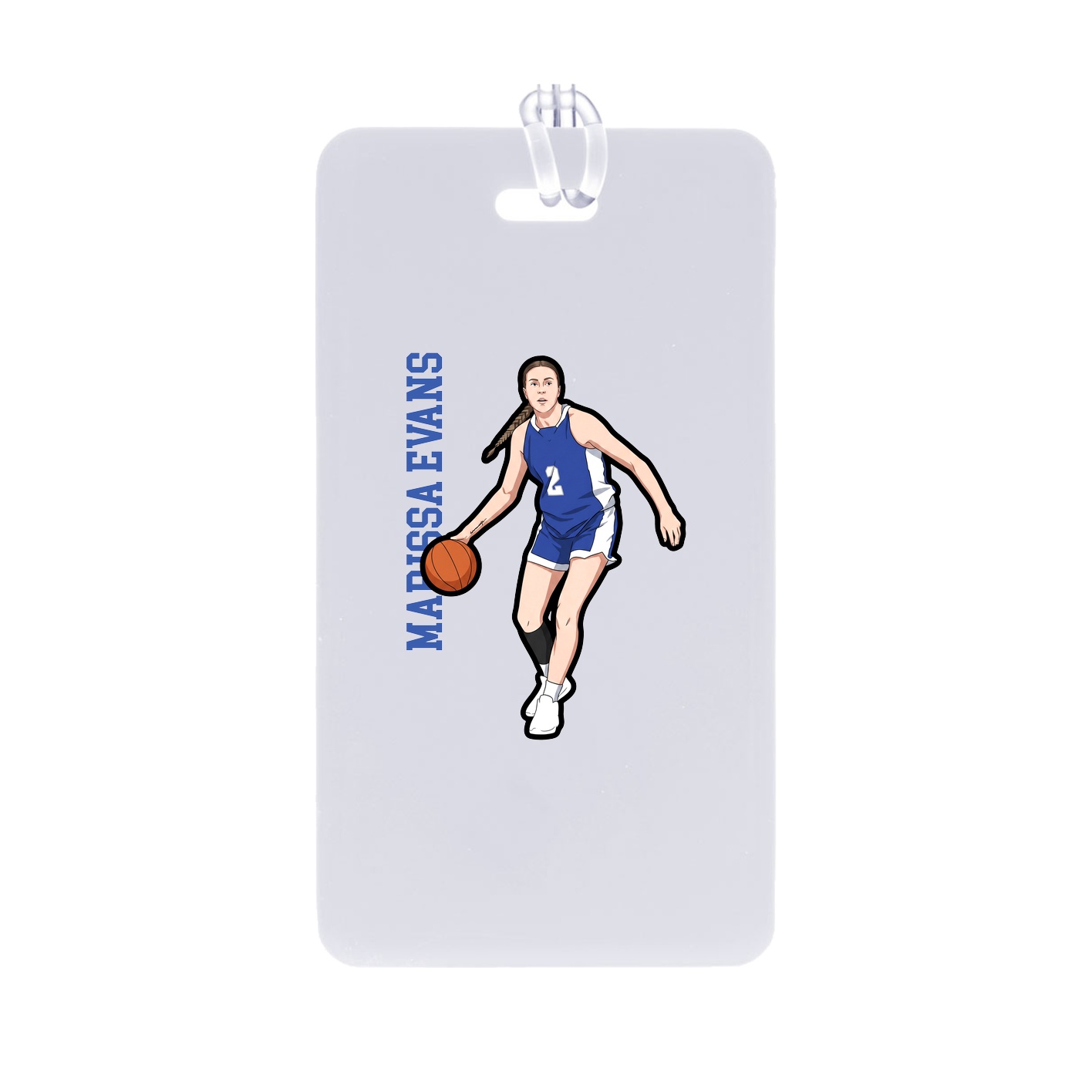 Bag Tag — Name Vertical in Classic