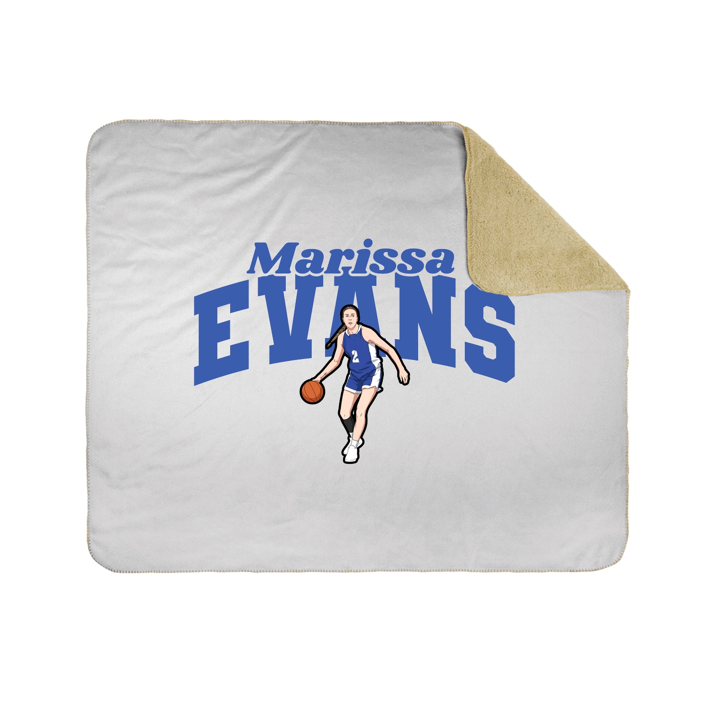 Throw Blanket — Signature Arch in White