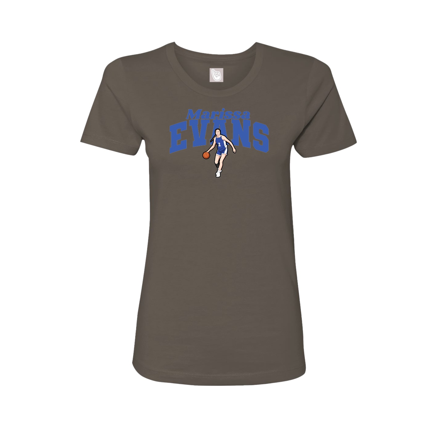Womens Tee — Signature Arch in Grey