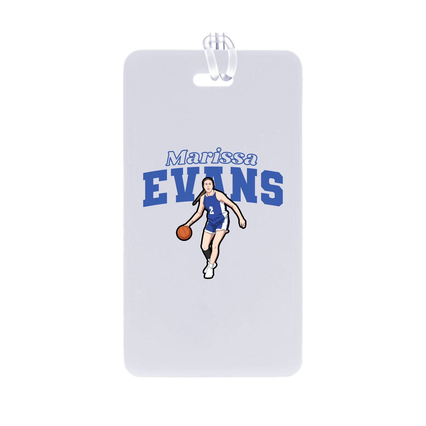 Bag Tag — Name Arch in Classic