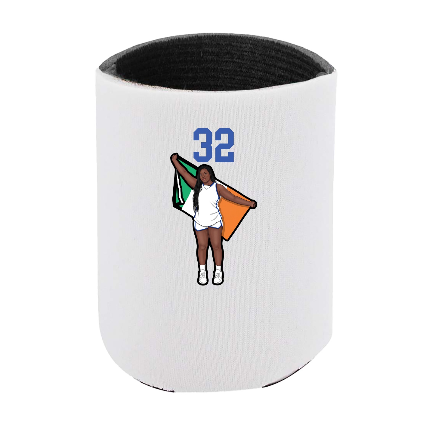 Can Holder — Number Top in White
