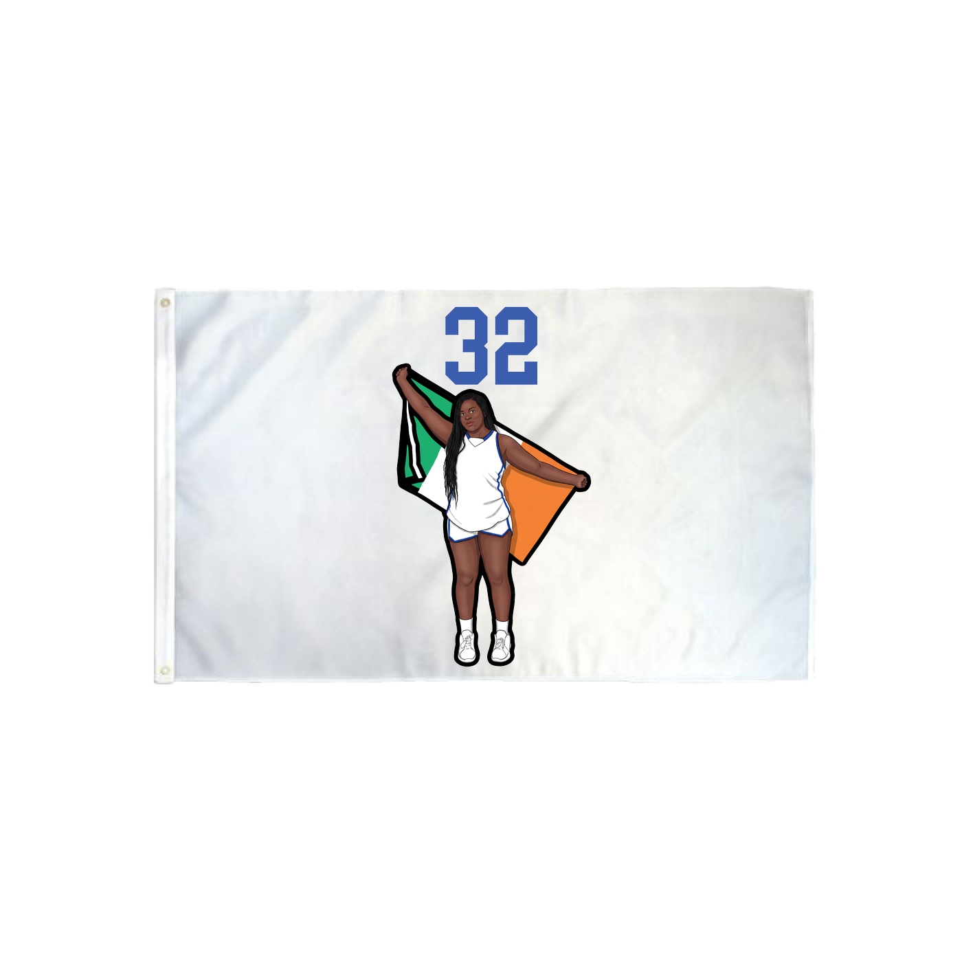 3x5 Flag — Number Top in Classic