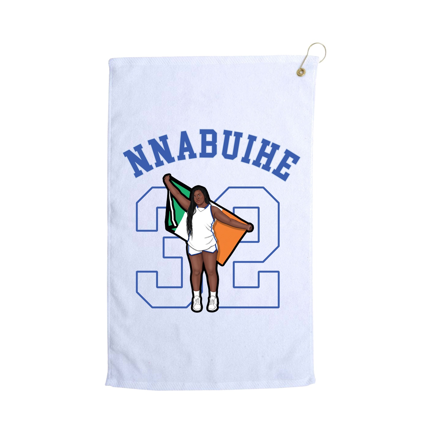 Golf Towel — Shirsey Arch in White