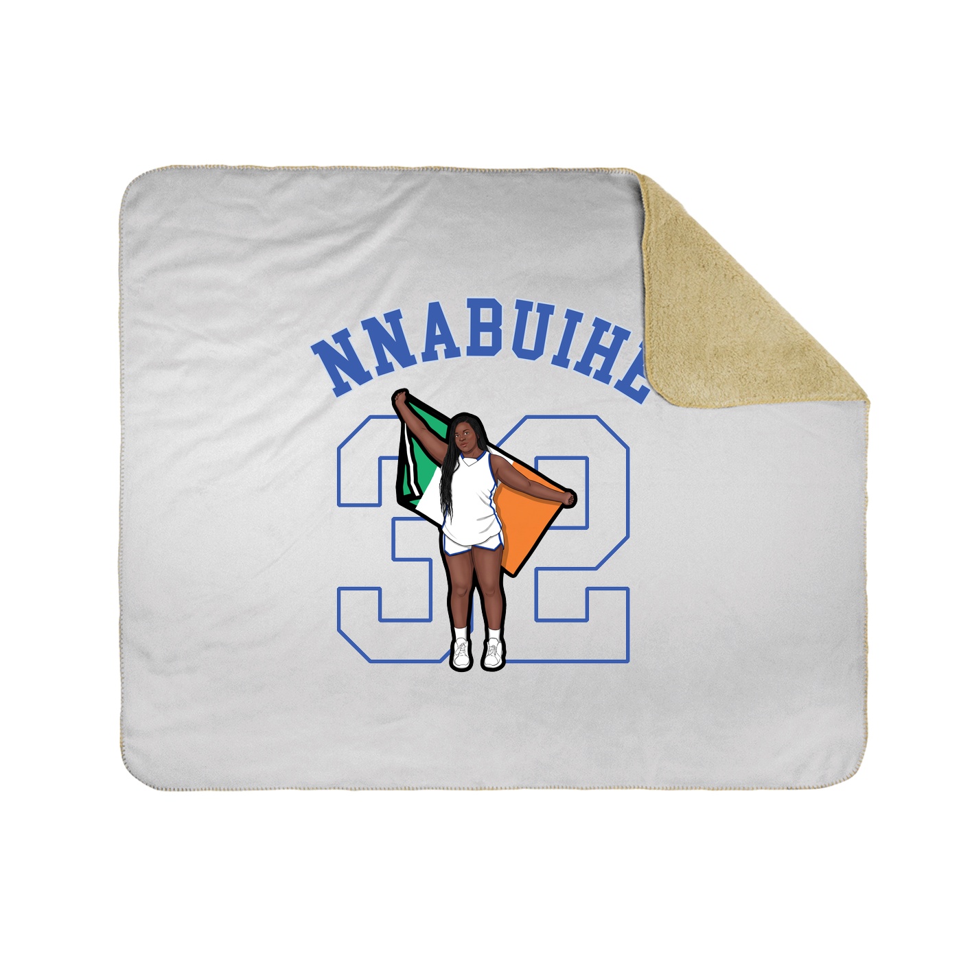 Throw Blanket — Shirsey Arch in White