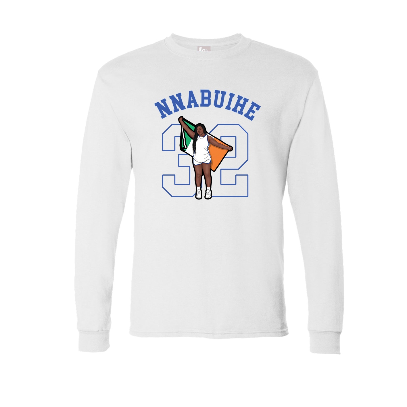 Long Sleeve Tee — Shirsey Arch in White